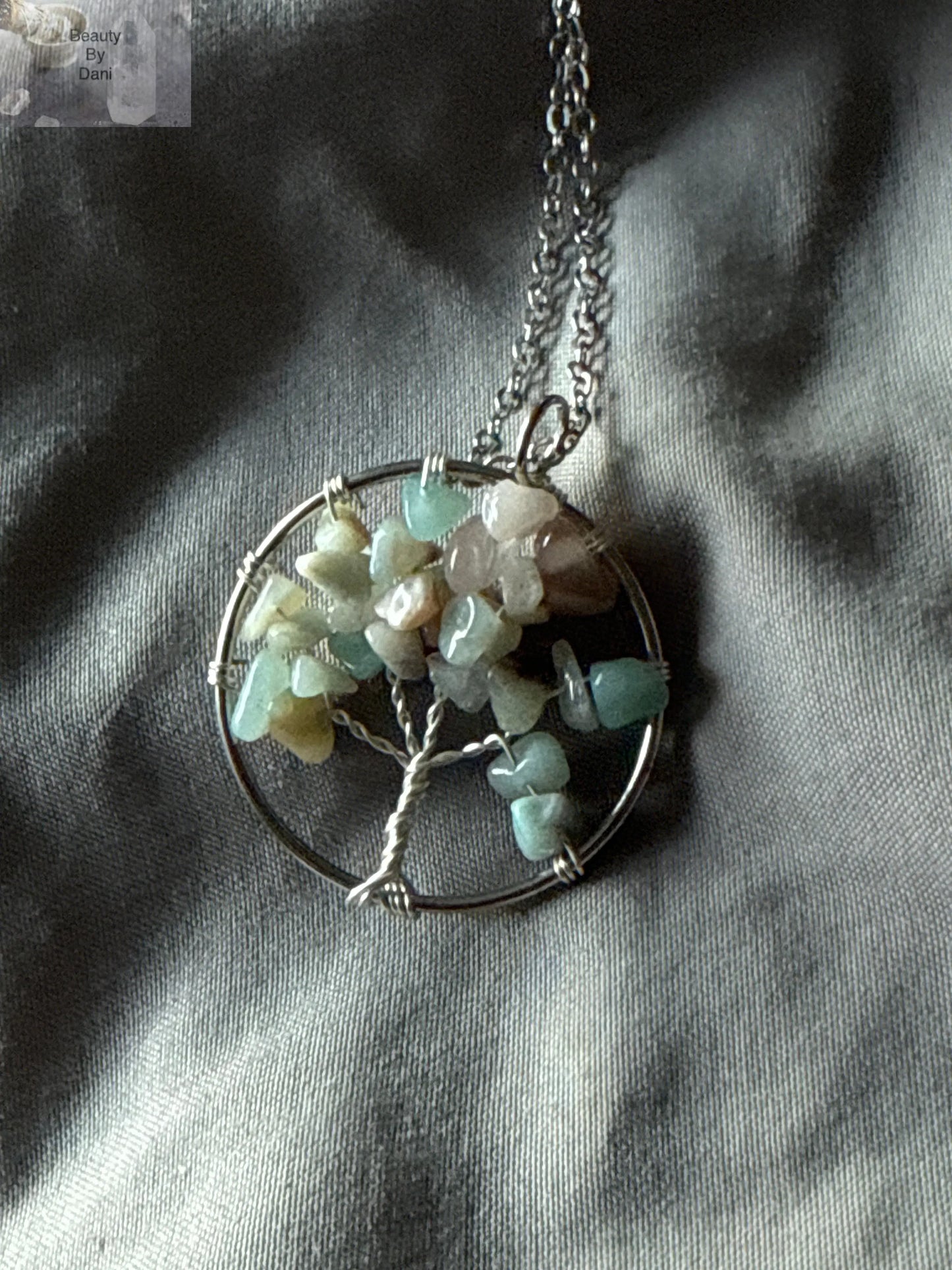 Gemstone Tree of Life Necklace Beauty by Dani