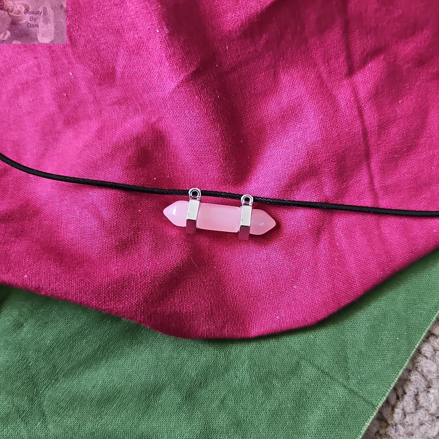 Rose Quartz Necklace - Beauty by Dani