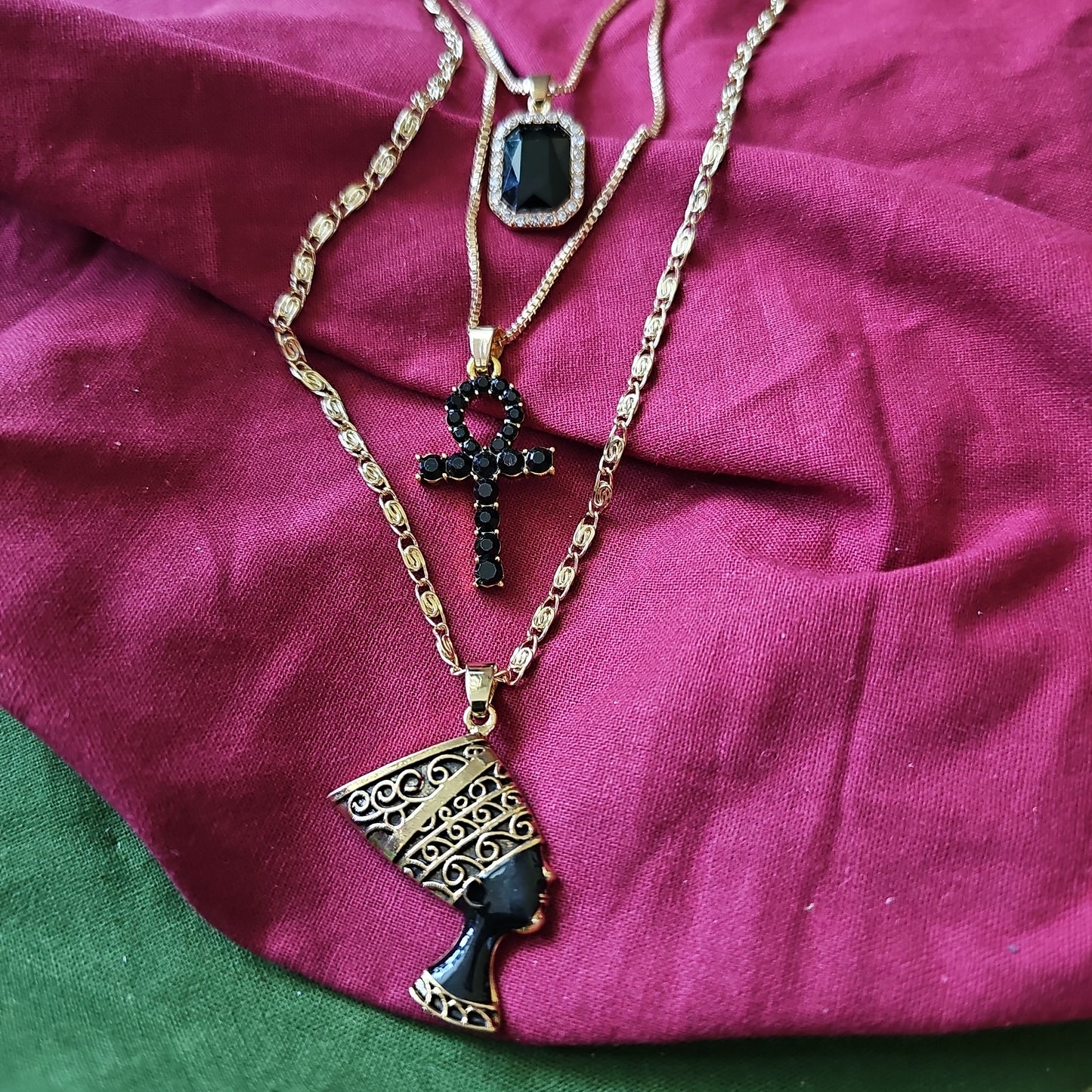 Egyptian Tri-level necklace - Beauty by Dani