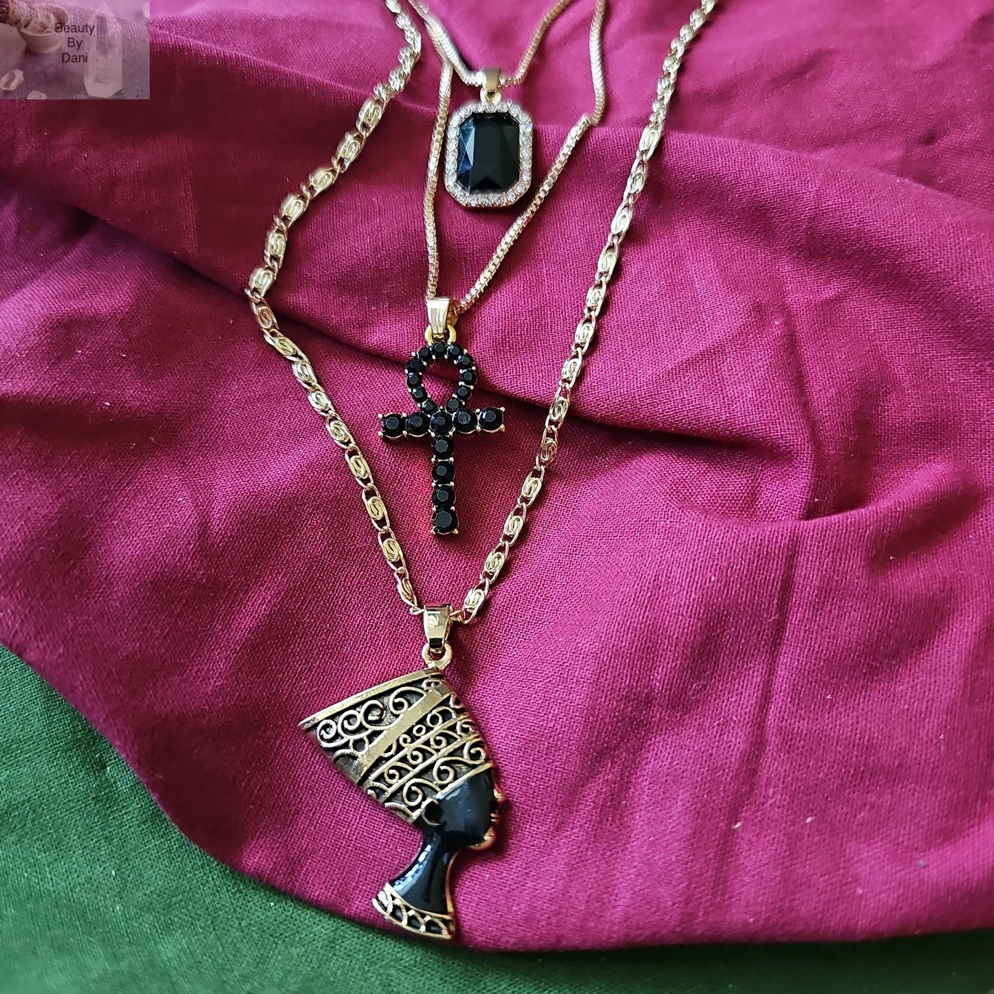 Egyptian Tri-level necklace - Beauty by Dani