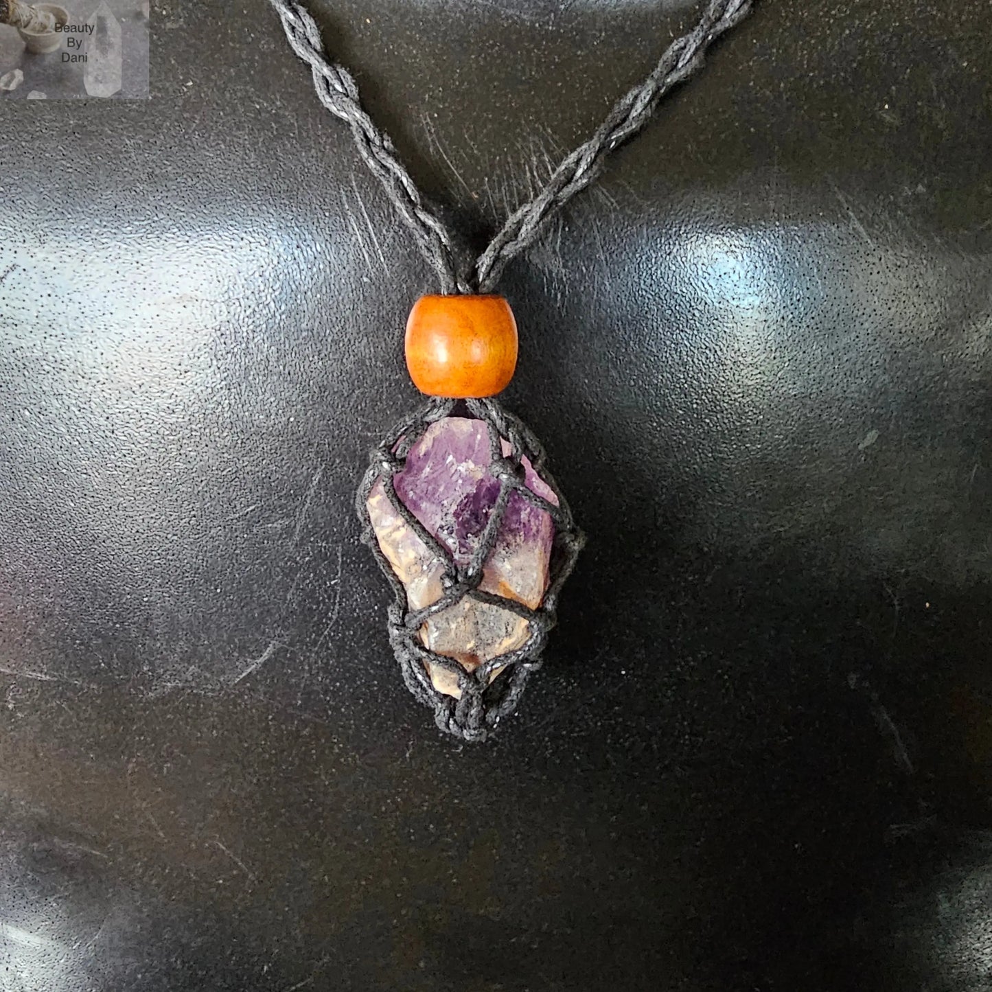 Amethyst Crochet Necklace - Beauty by Dani