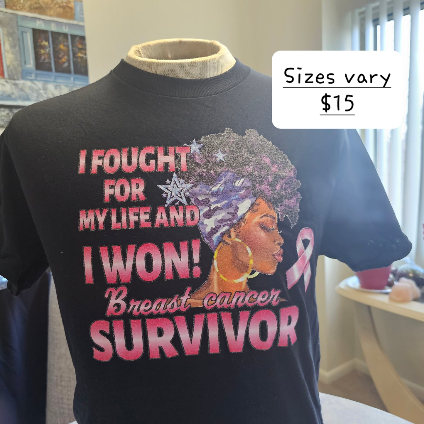 I fought and I won T-shirt - Beauty by Dani