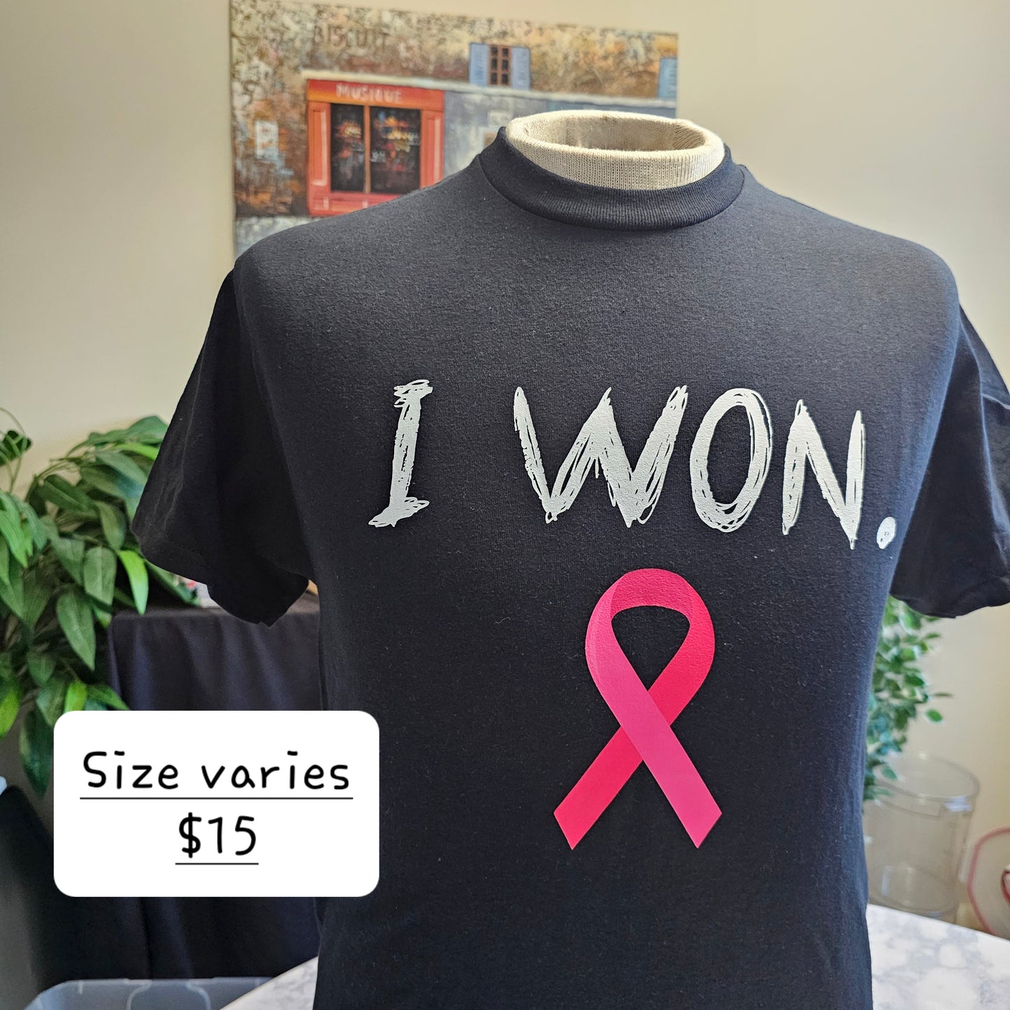 I WON T-shirt - Beauty by Dani