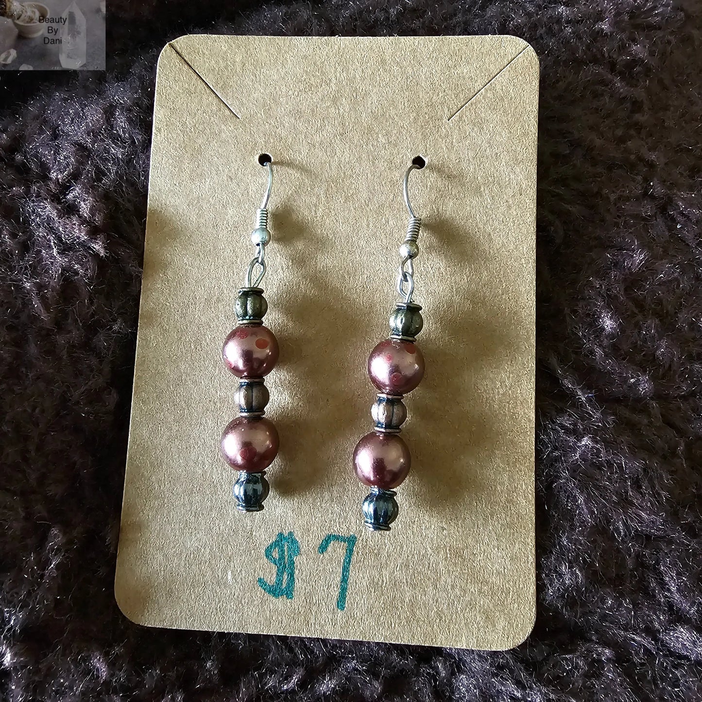 Bronze Pearl Earrings - Beauty by Dani