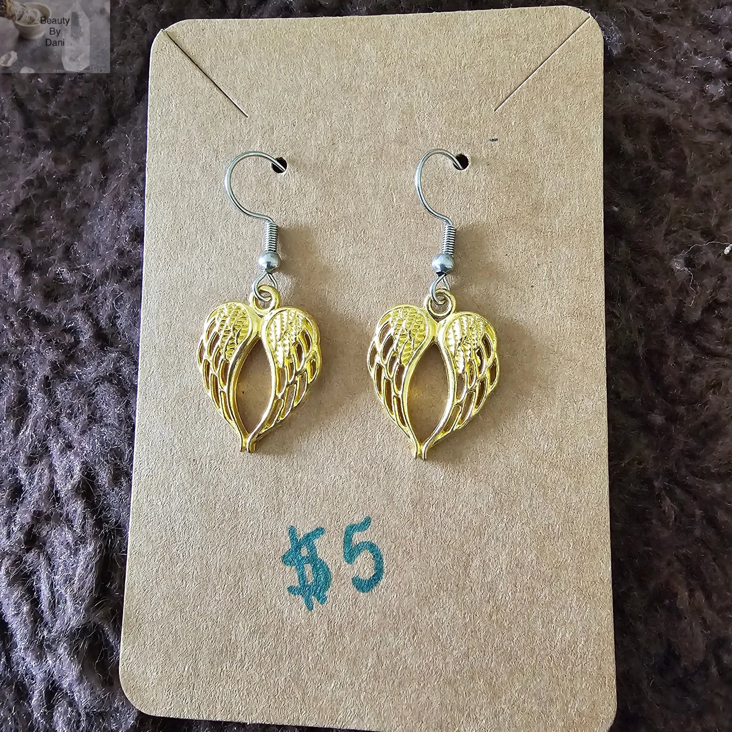 Angel Wings Earrings - Beauty by Dani