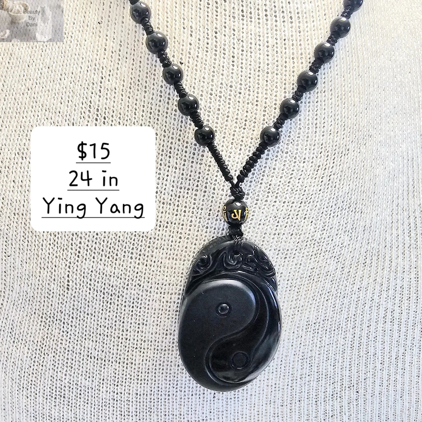 Ying yang necklace - Beauty by Dani