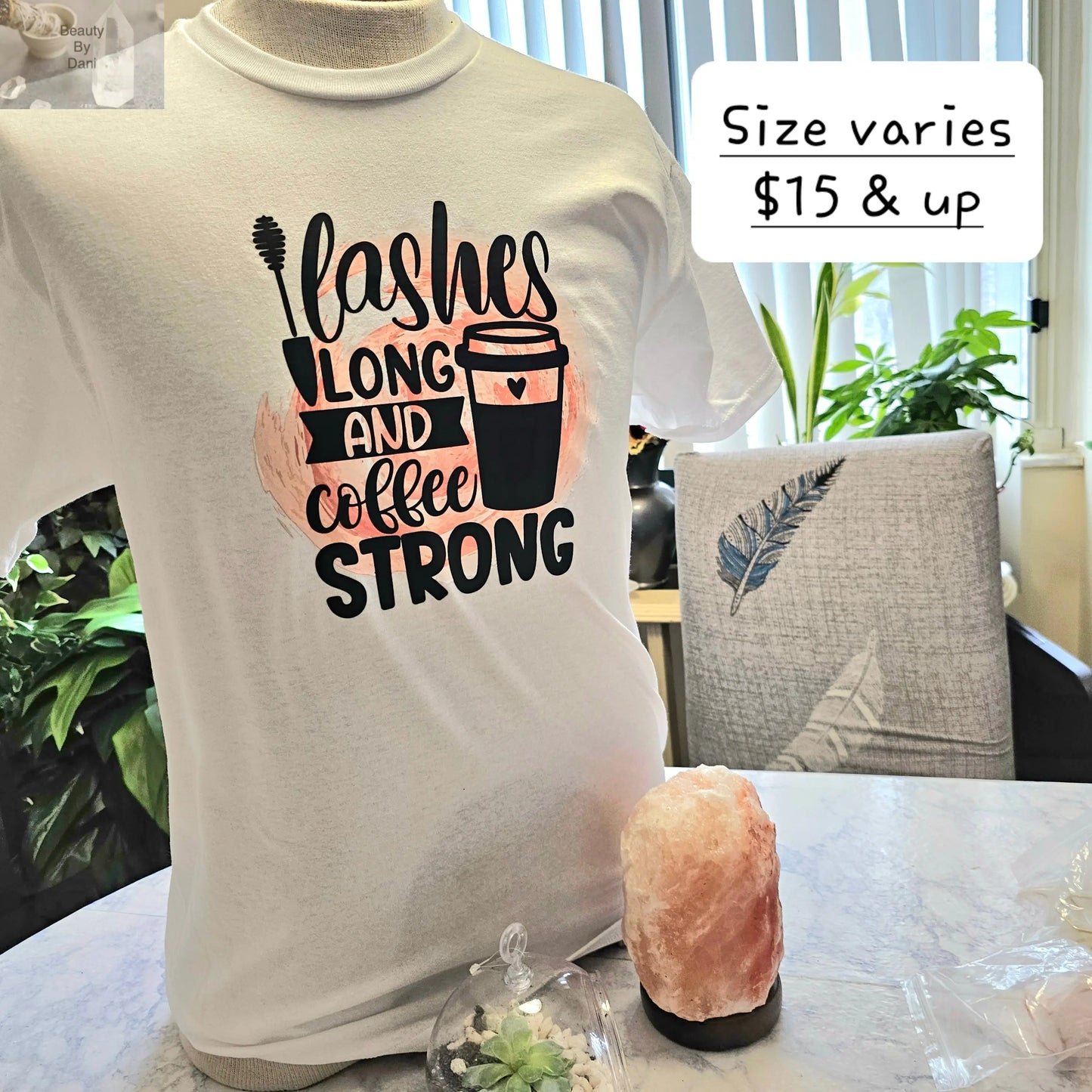 Lashes long tshirt - Beauty by Dani