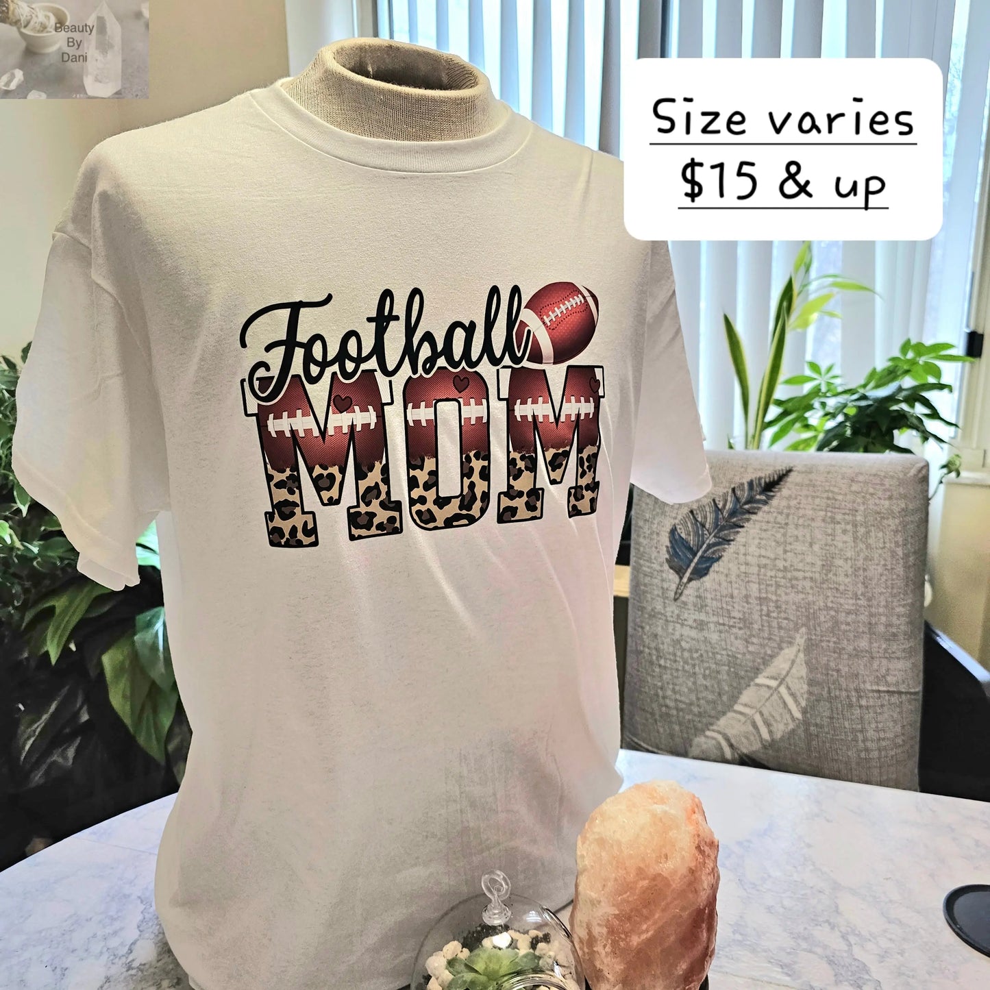 Football mom tshirt - Beauty by Dani