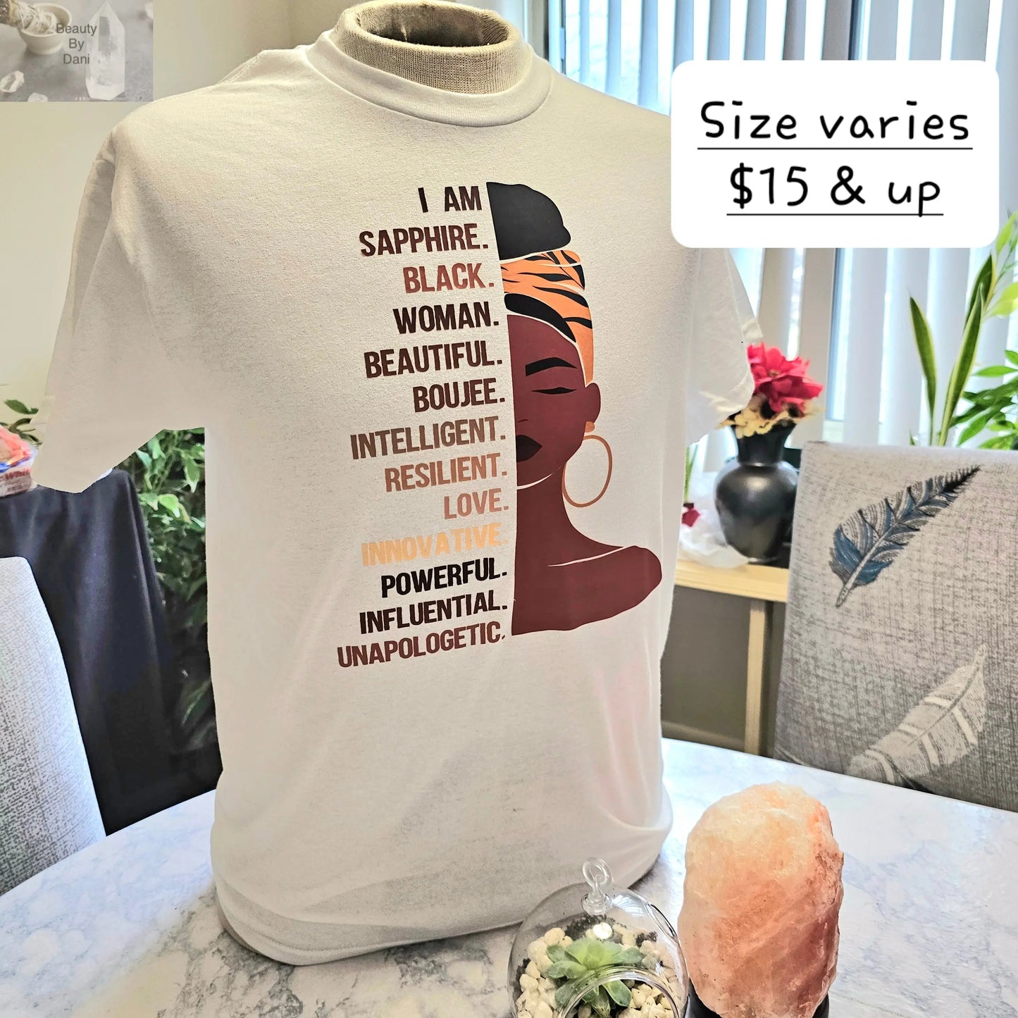 I am Sapphire tshirt - Beauty by Dani