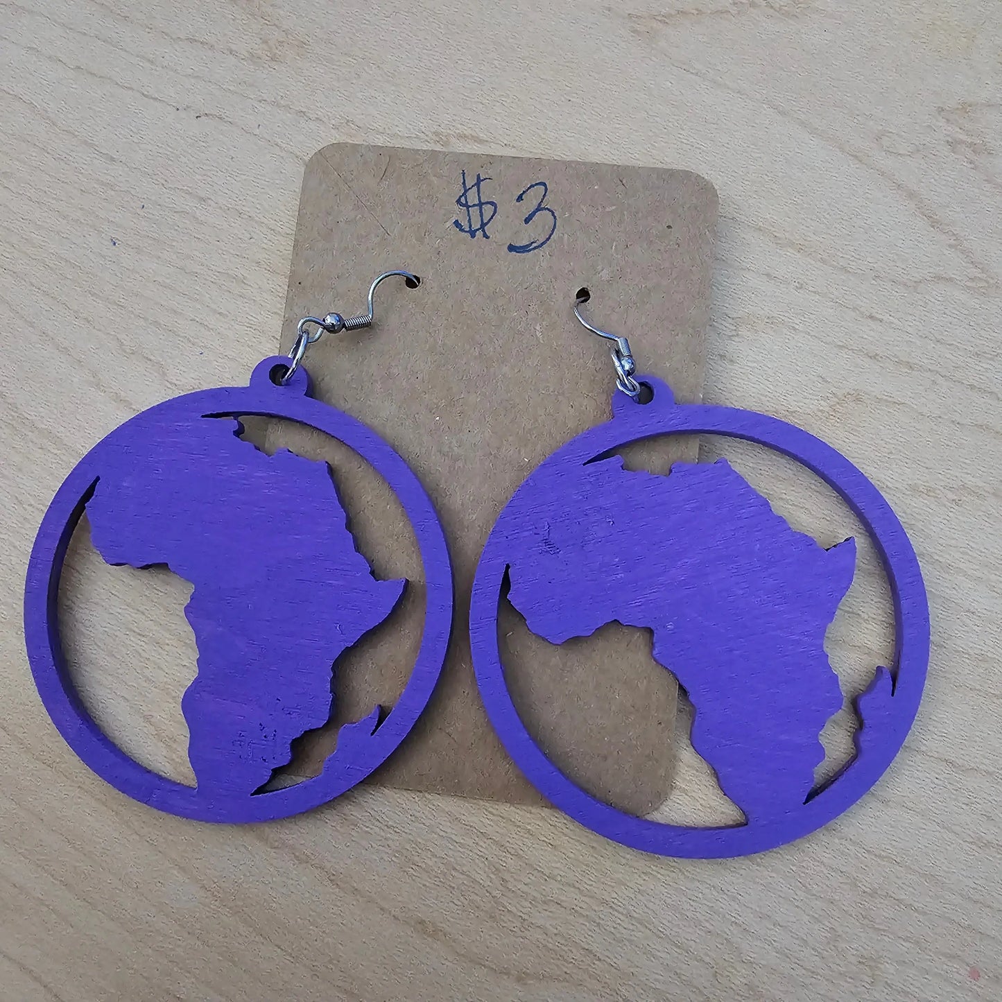 Wood earrings - Beauty by Dani