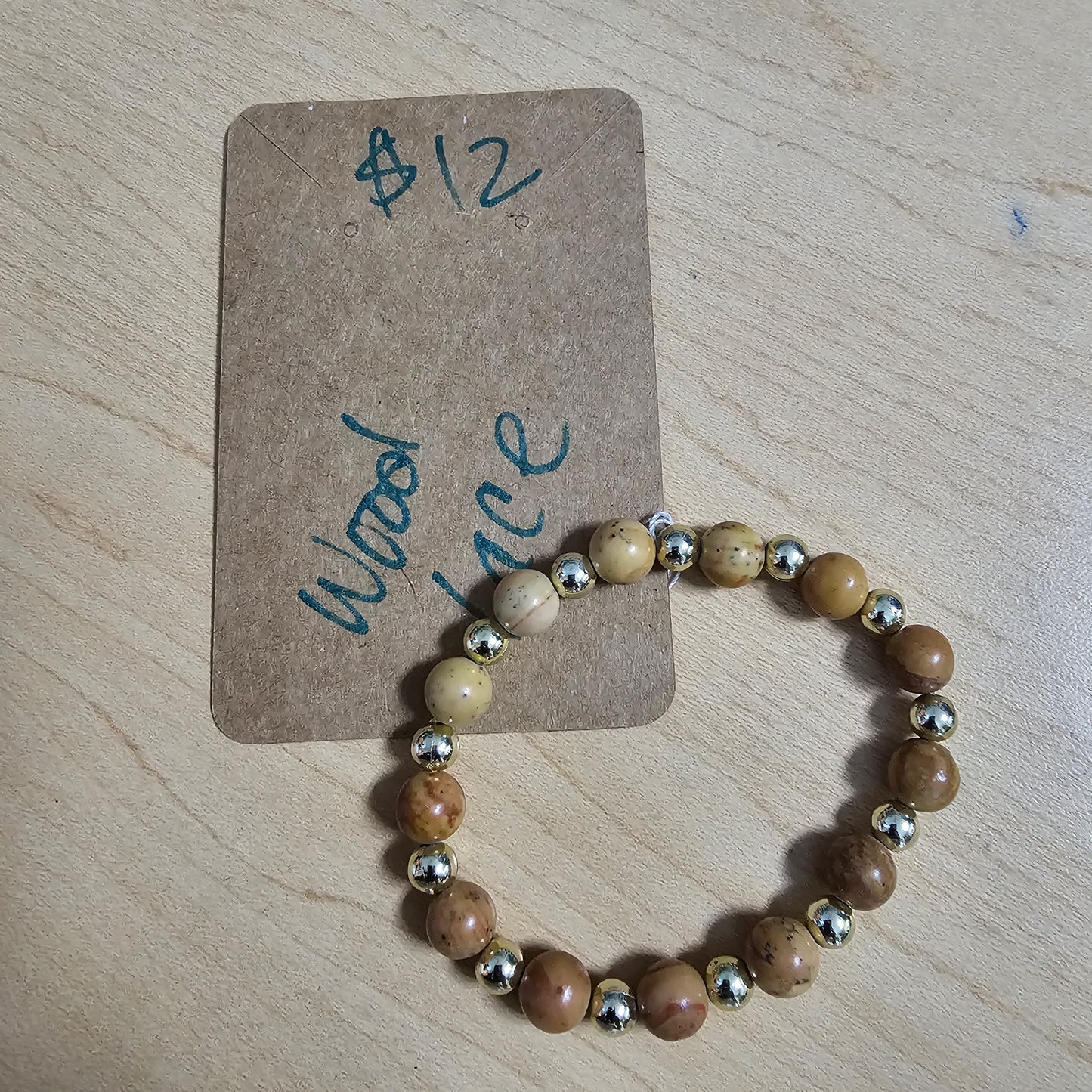 Wood Lace Bracelet - Beauty by Dani