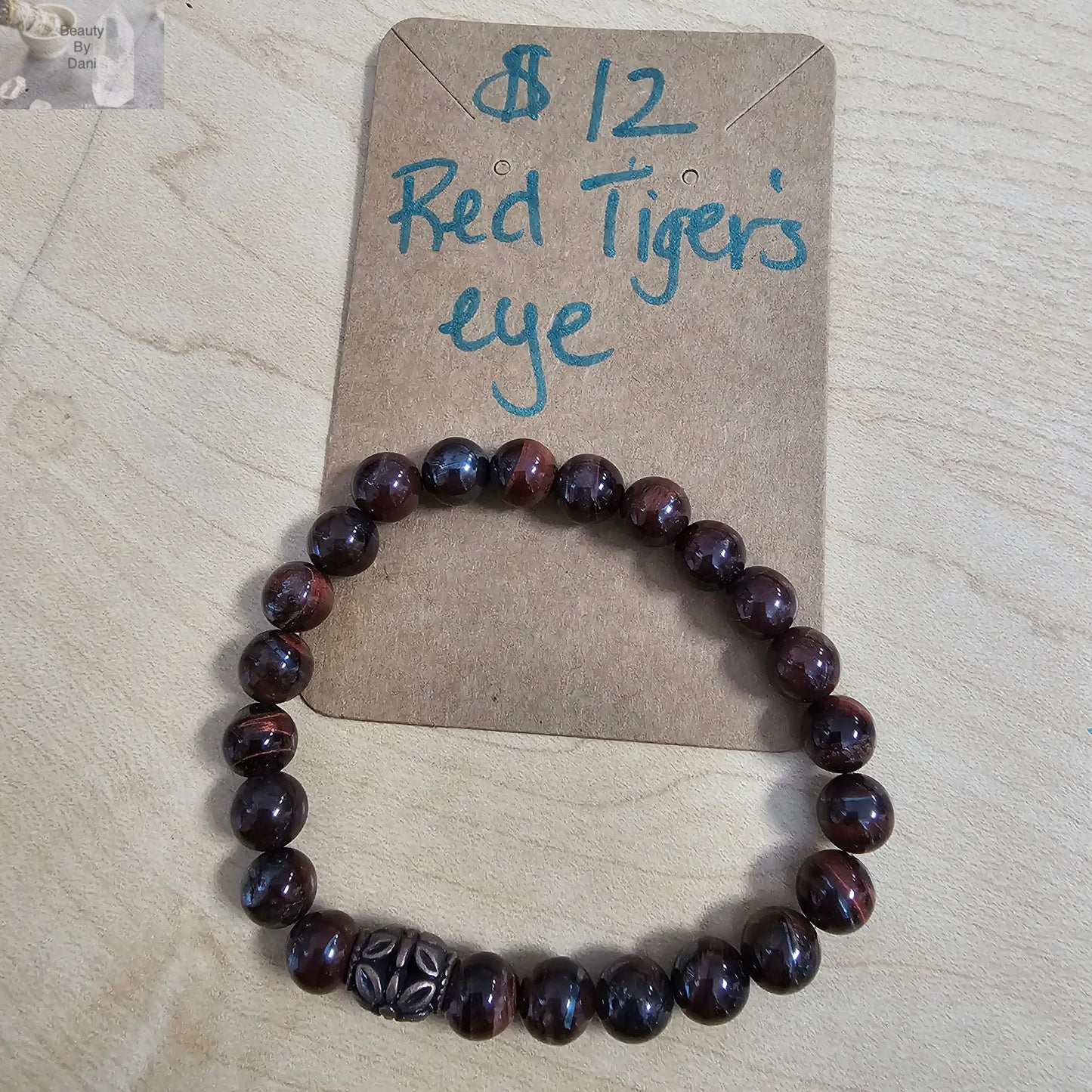 Red Tigers Eye bracelet - Beauty by Dani