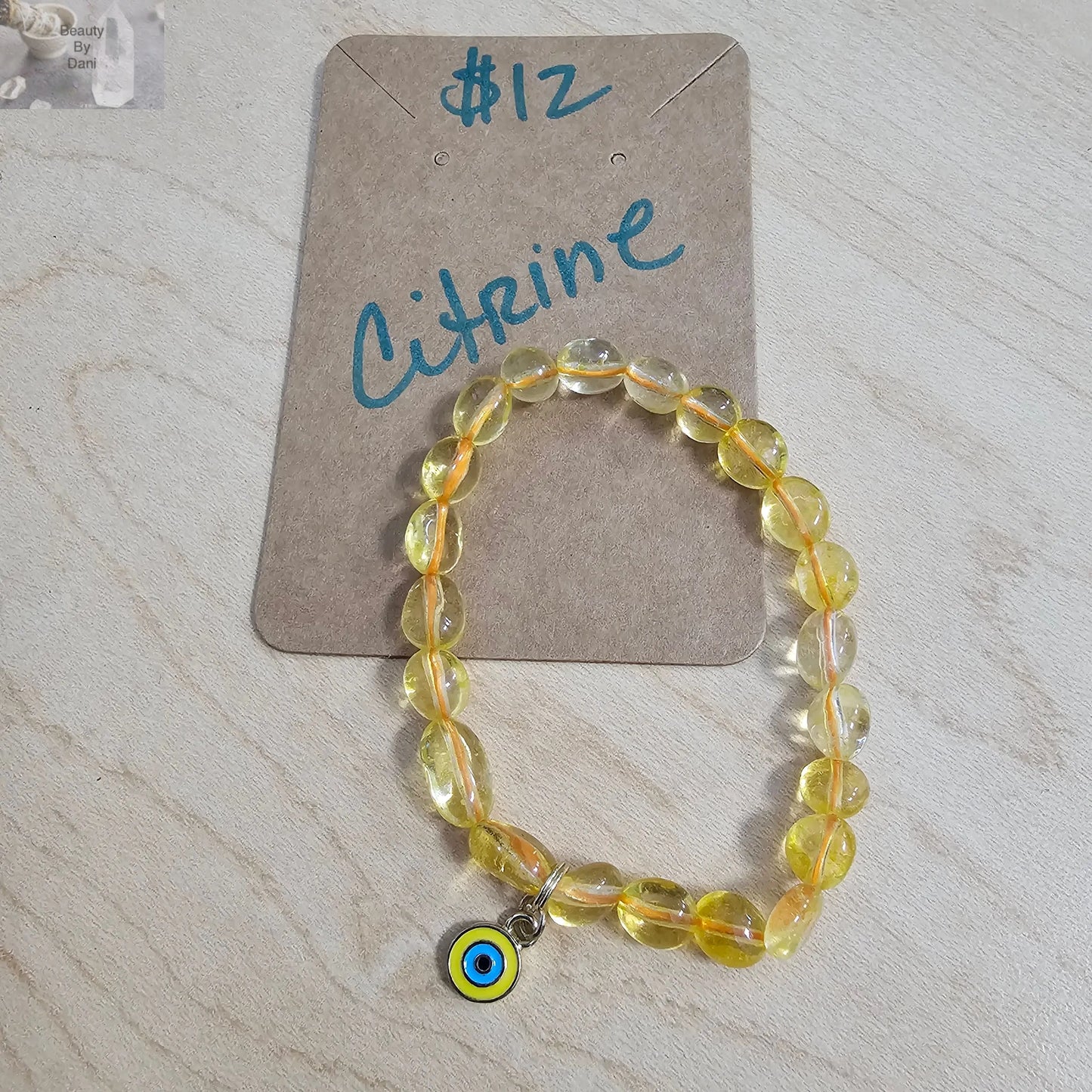 Citrine with Eye - Beauty by Dani