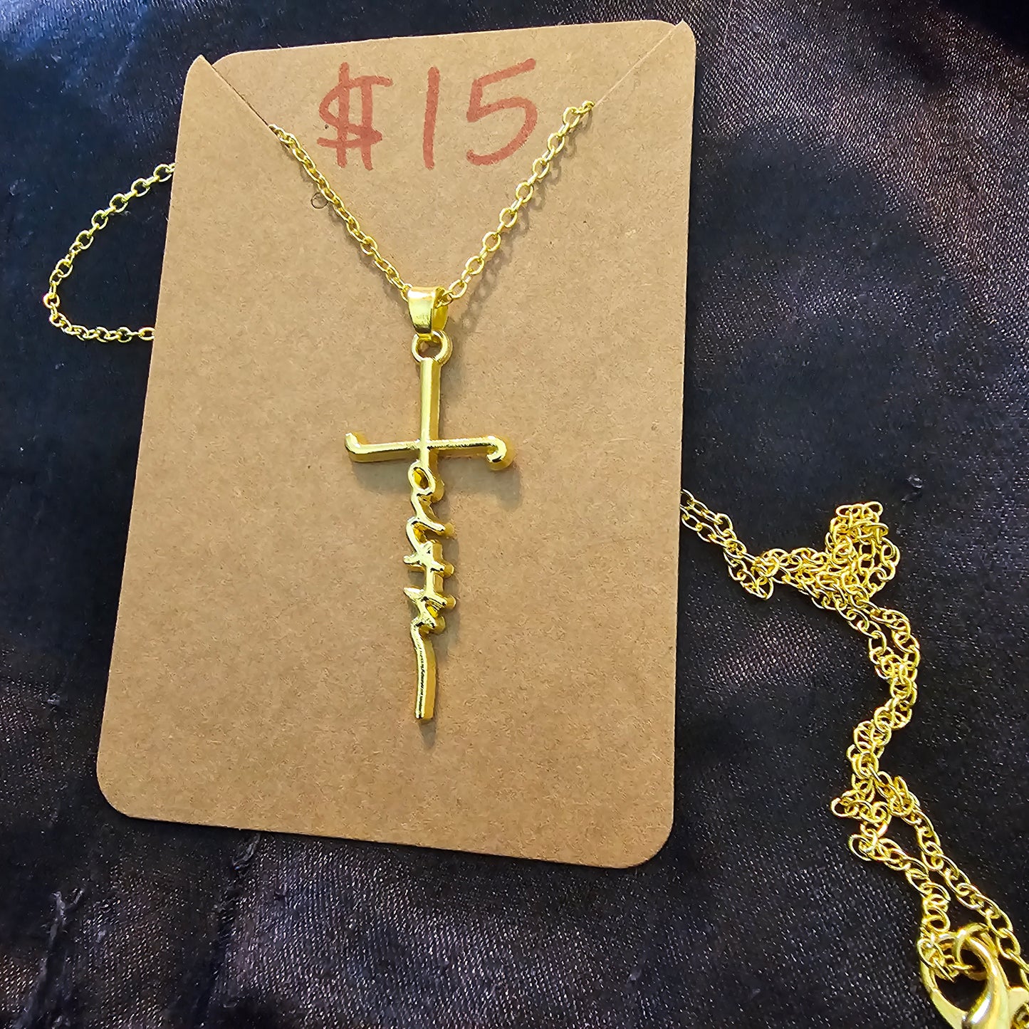 Faith Necklace Bracelet Earrings set - Beauty by Dani