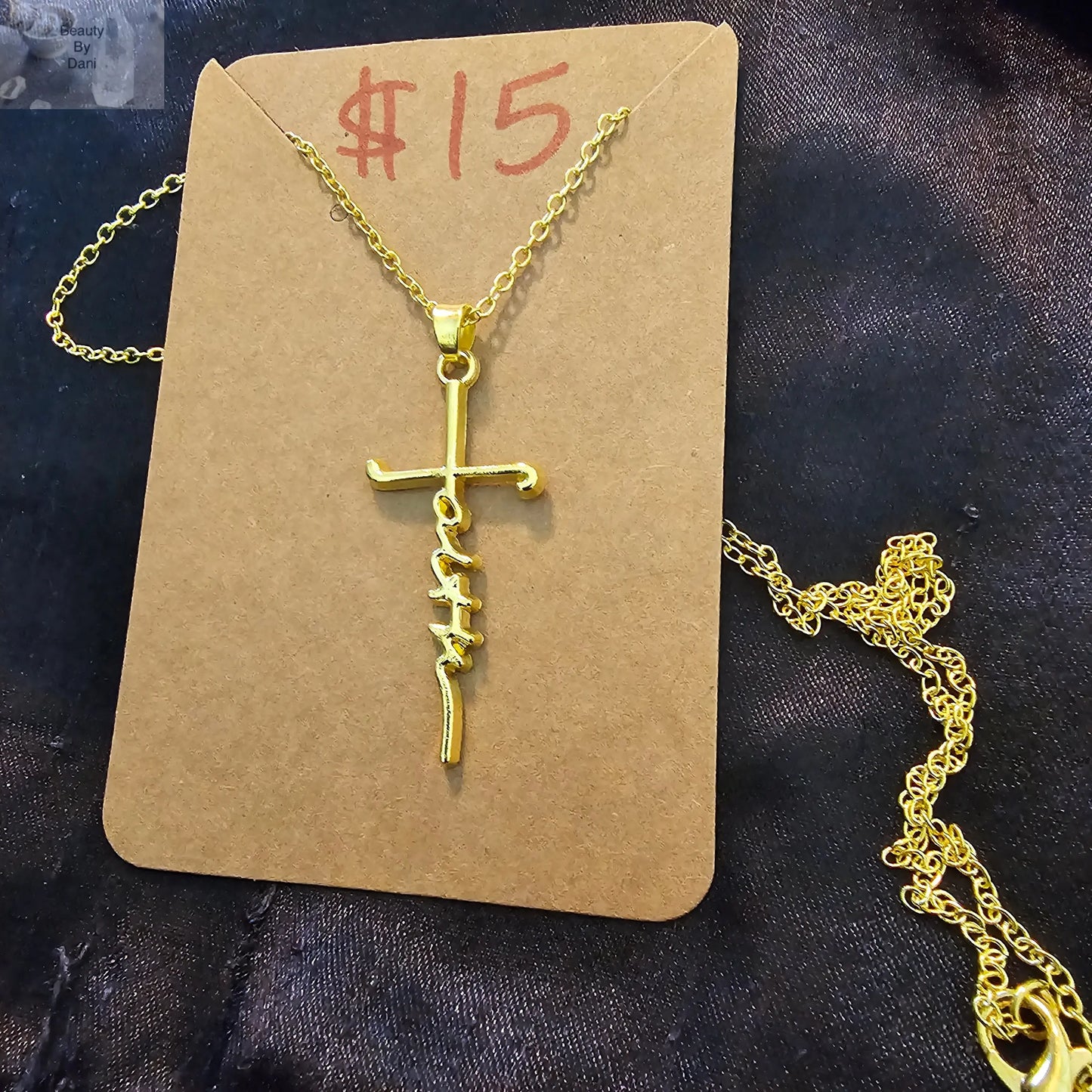 Faith Necklace Bracelet Earrings set - Beauty by Dani