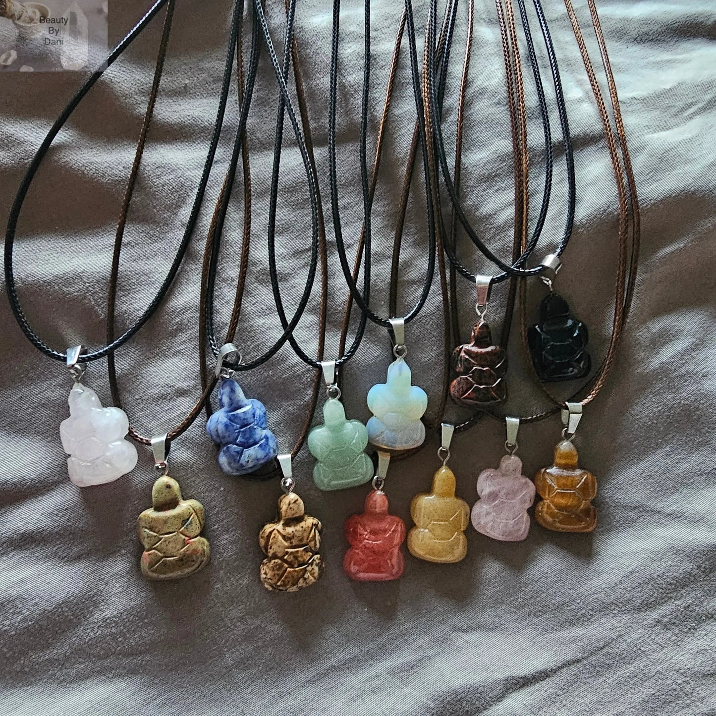 Turtle Gem Necklace - Beauty by Dani