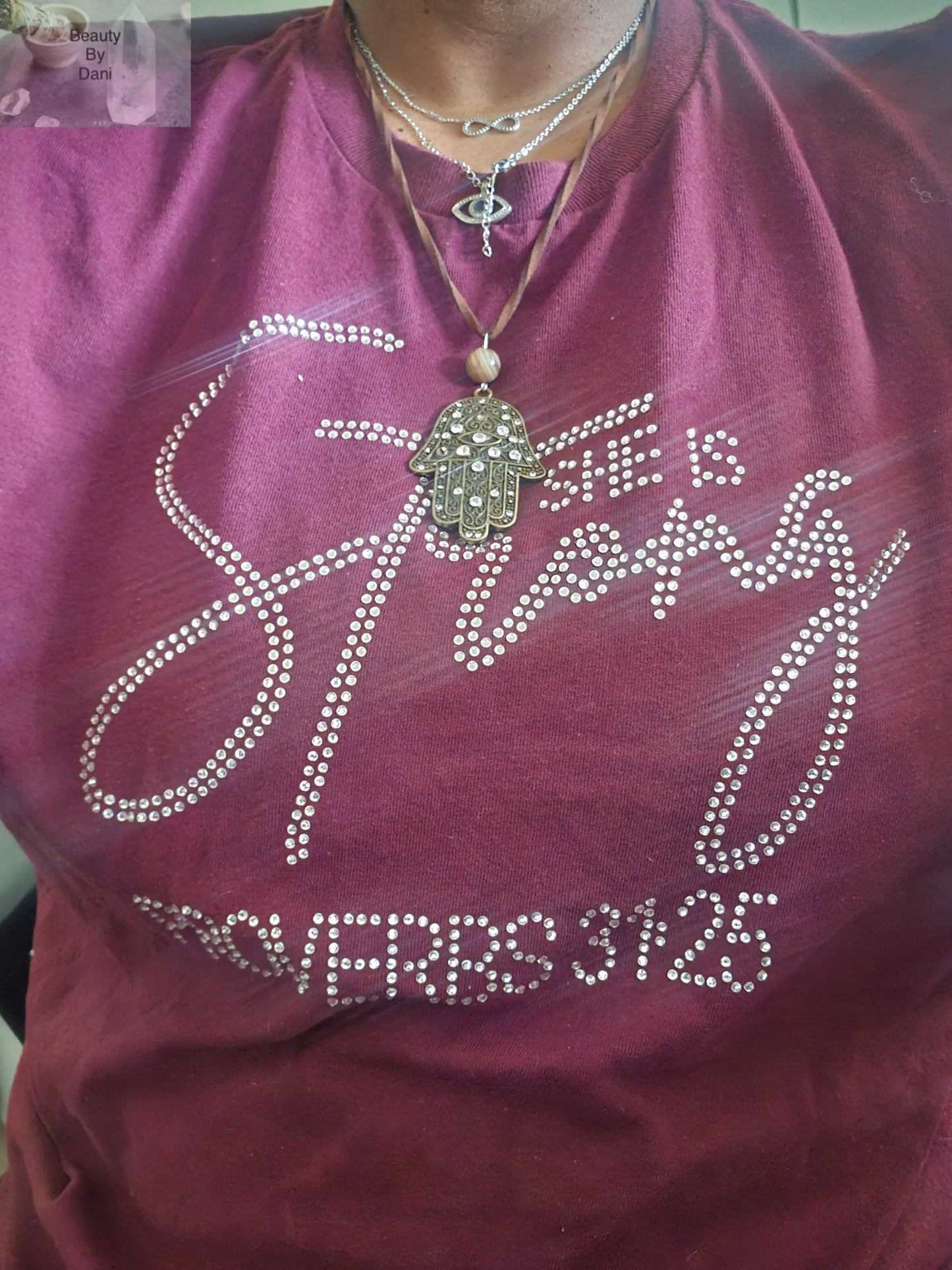 She is Strong t-shirt - Beauty by Dani