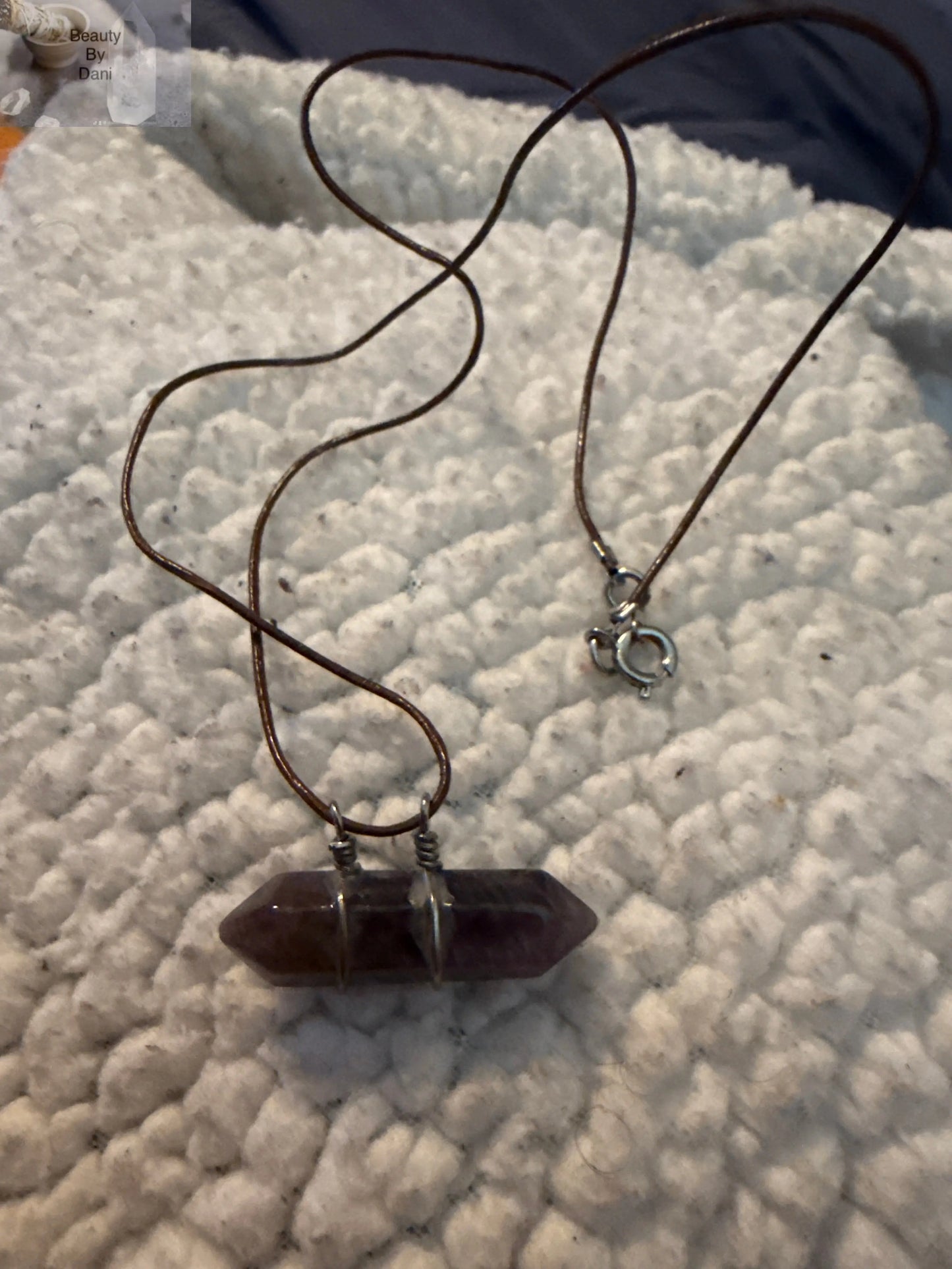 Amethyst Spiritual Healing Necklace Beauty by Dani