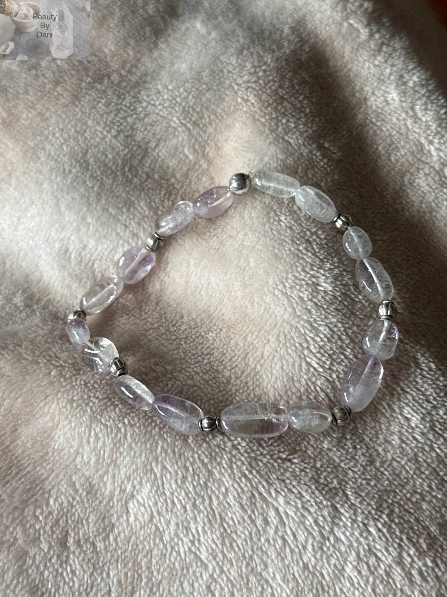 Natural Amethyst Pebble Bracelet Beauty by Dani Gems and More