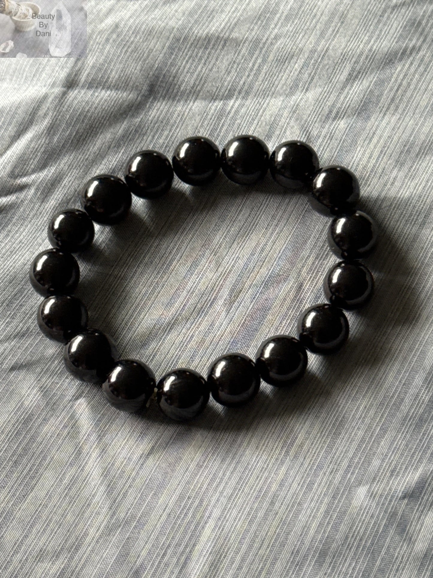 12mm Onyx Protection Bracelet Beauty by Dani