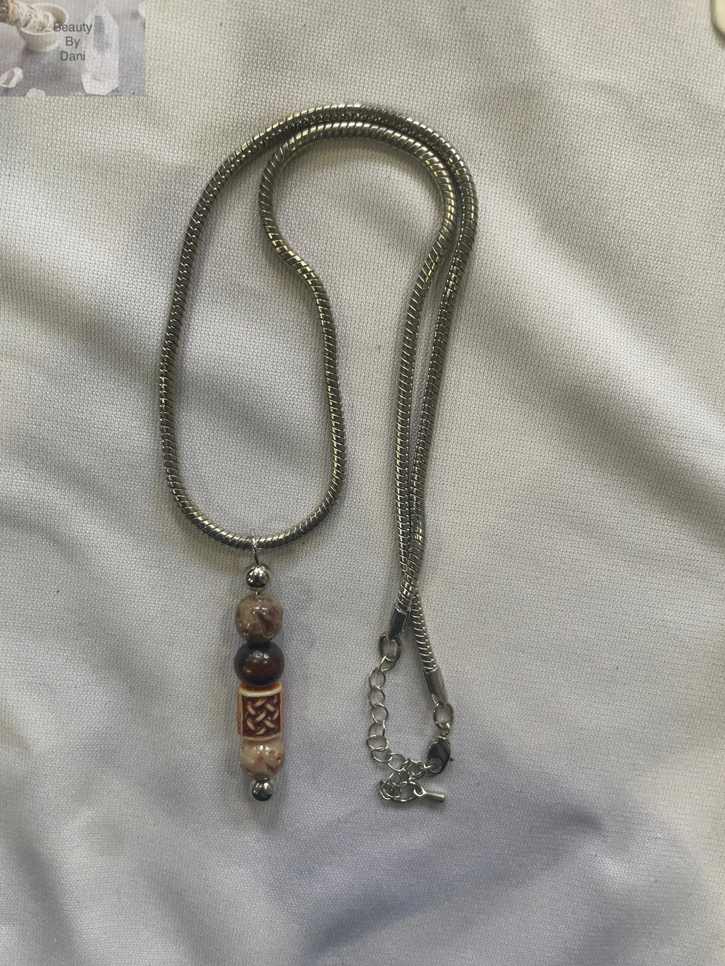 Jasper Gemstone Necklace Beauty by Dani Gems and More