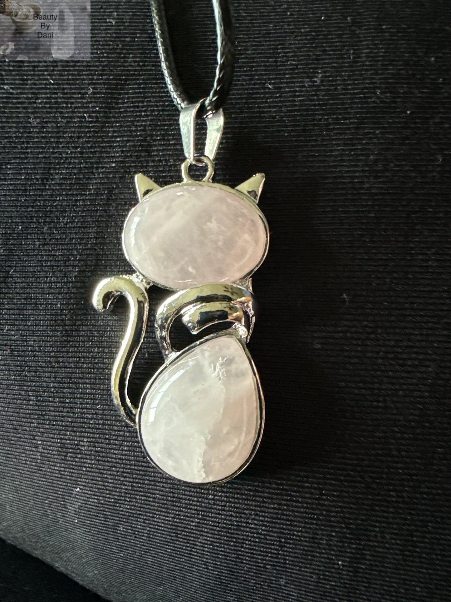 Gemstone Cat Necklace Beauty by Dani