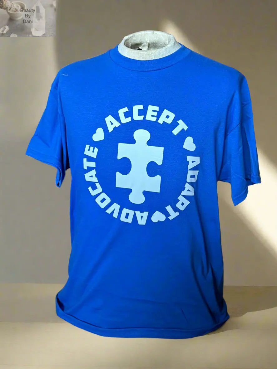Autism Awareness Cotton T-Shirt Beauty by Dani