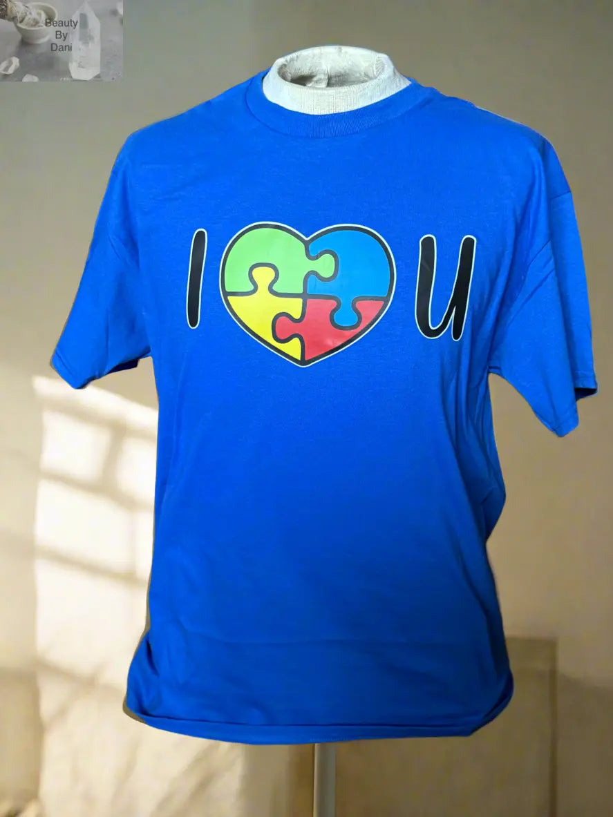 Autism Awareness Cotton T-Shirt Beauty by Dani