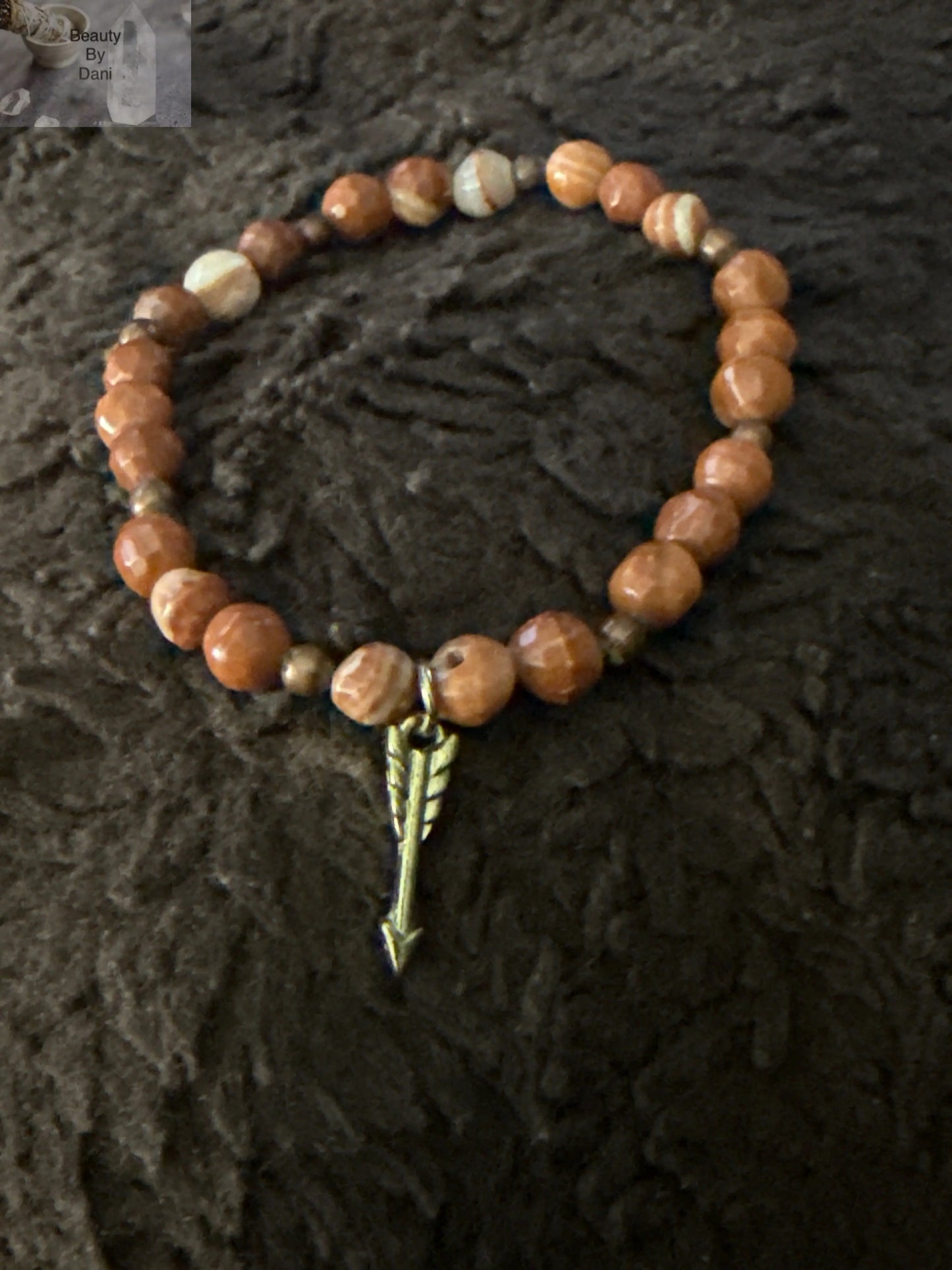 Natural Jasper Arrow Bracelet Beauty by Dani