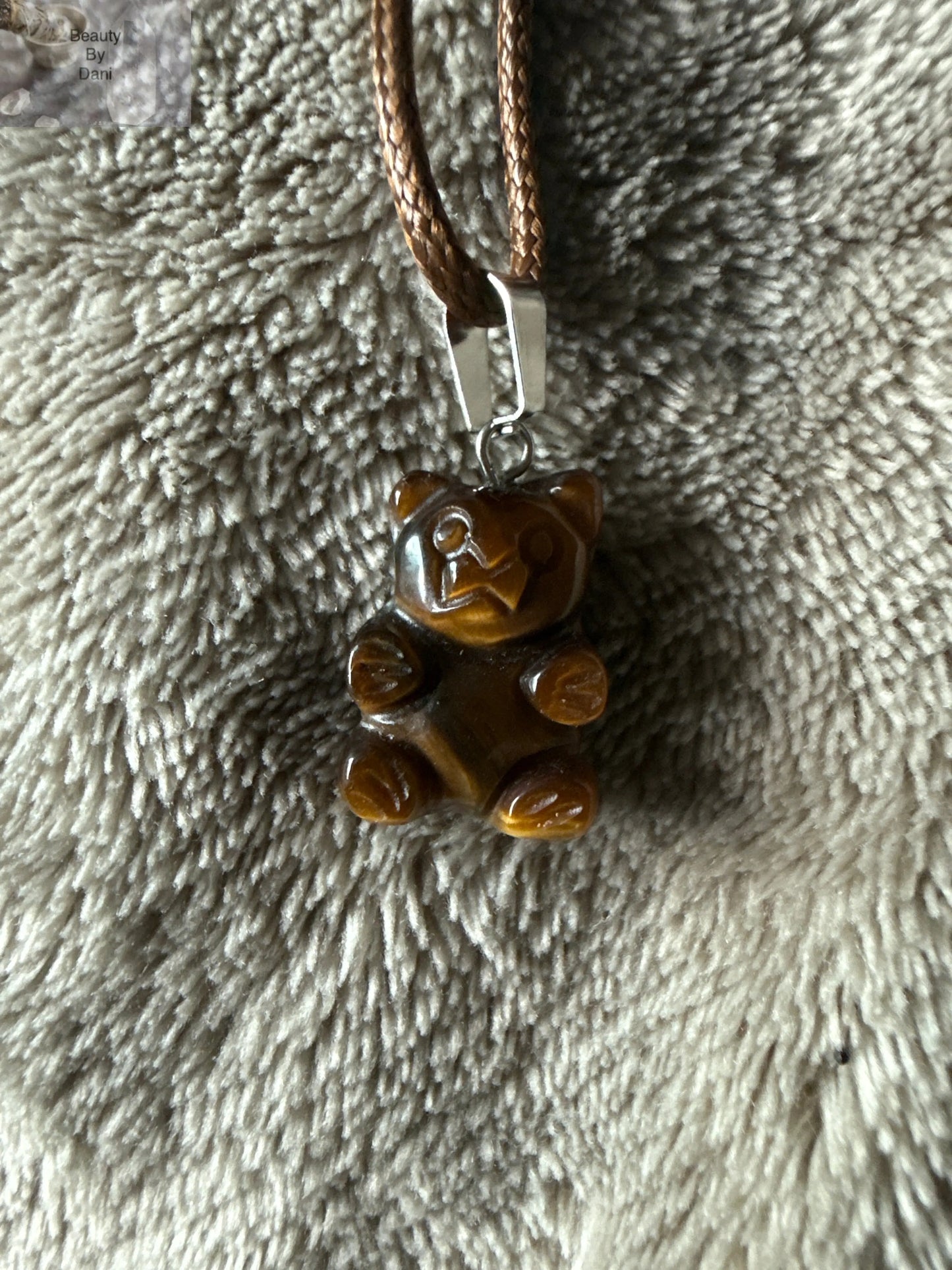 Gemstone Bear Necklace Beauty by Dani
