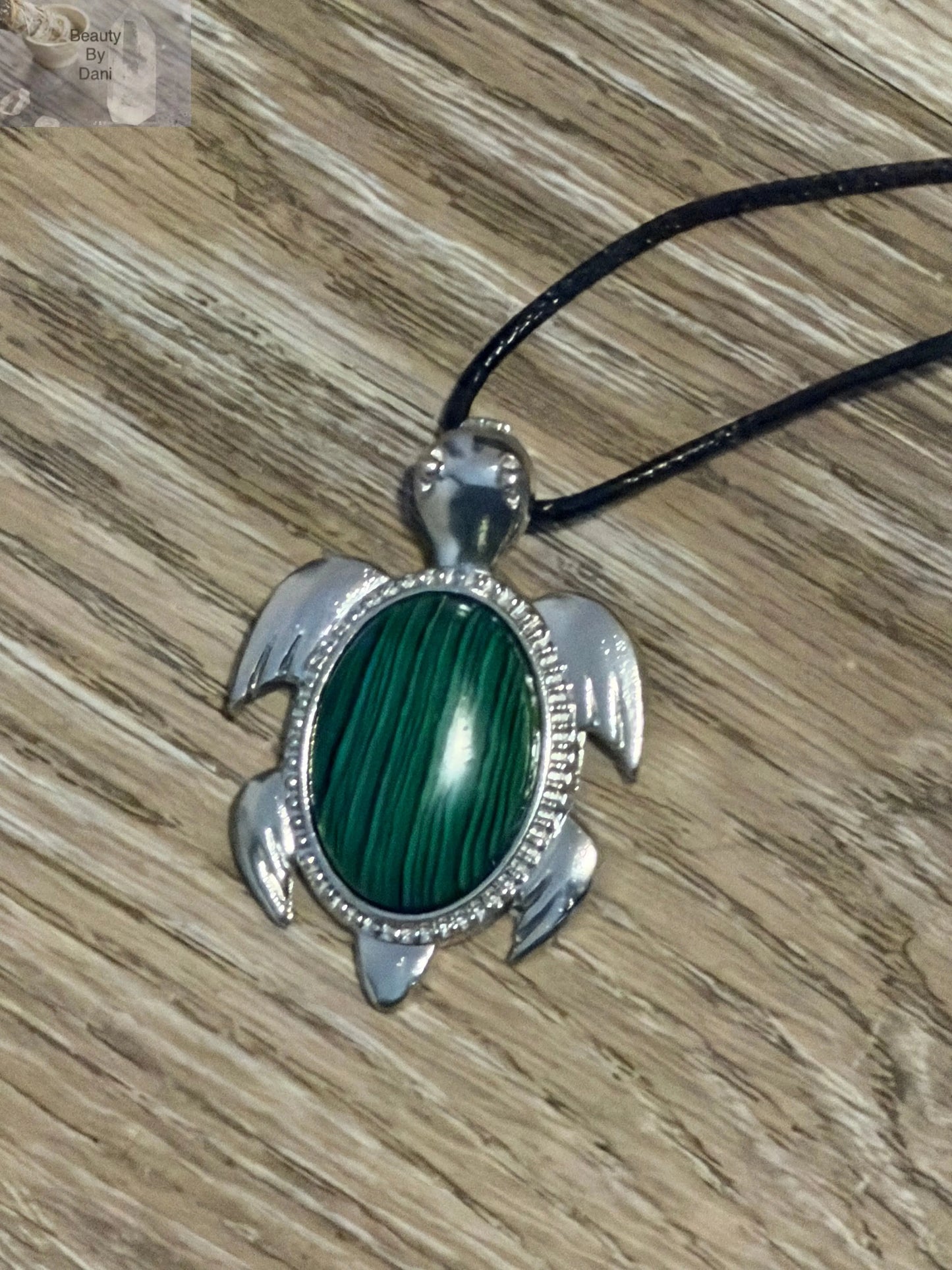 Turtle Gem Necklace Beauty by Dani