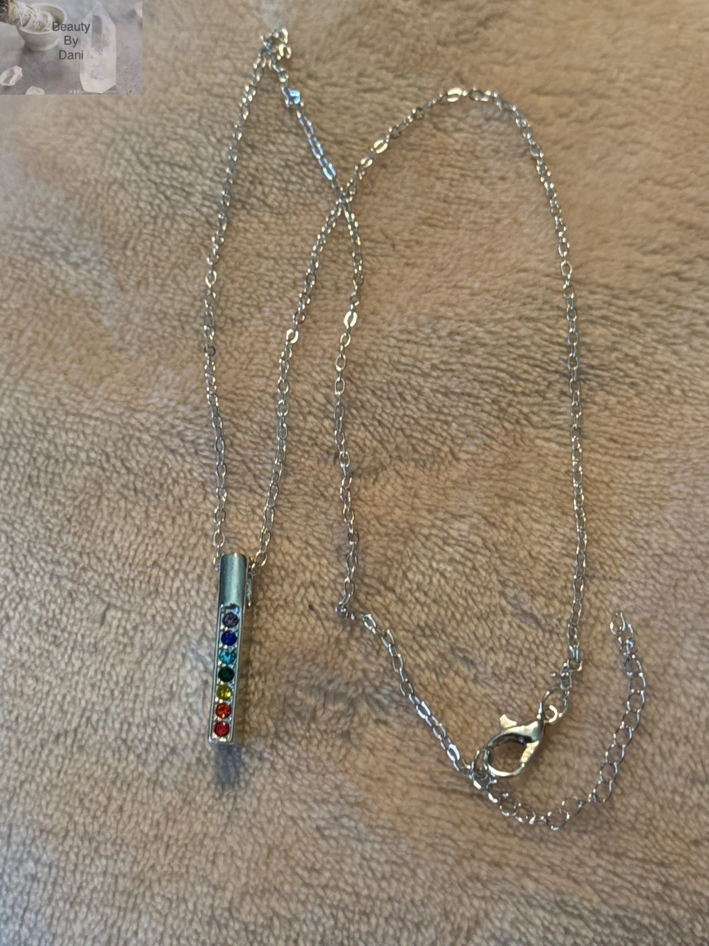 Rhinestone Chakra Necklace Beauty by Dani
