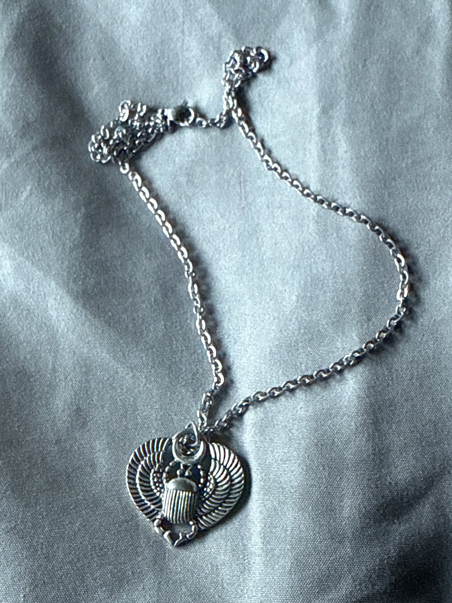 Elegant Scarab Necklace