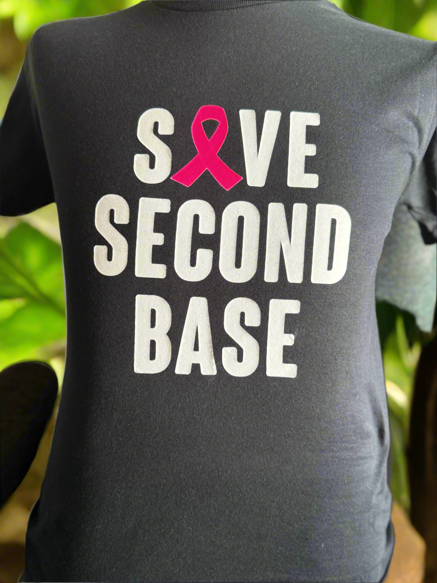 Save Second Base Breast Cancer T-Shirt