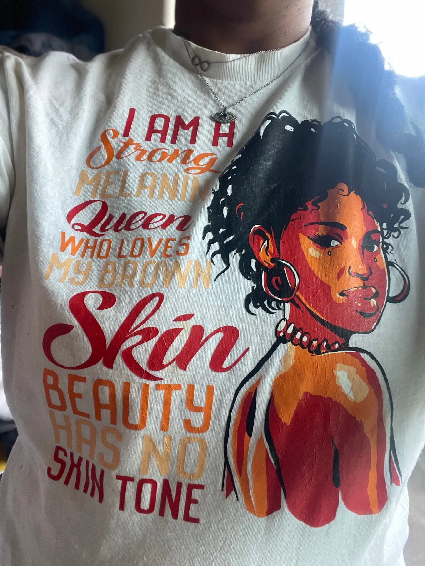 I am a strong melanin queen tshirt - Beauty by Dani