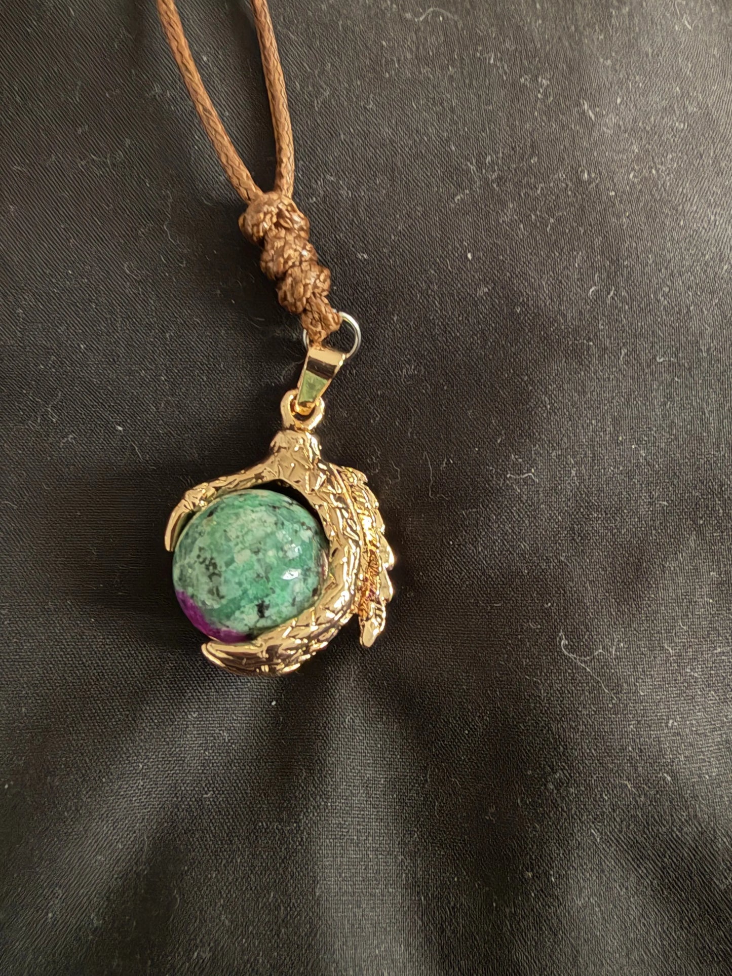 Claw Gem Necklace Beauty by Dani