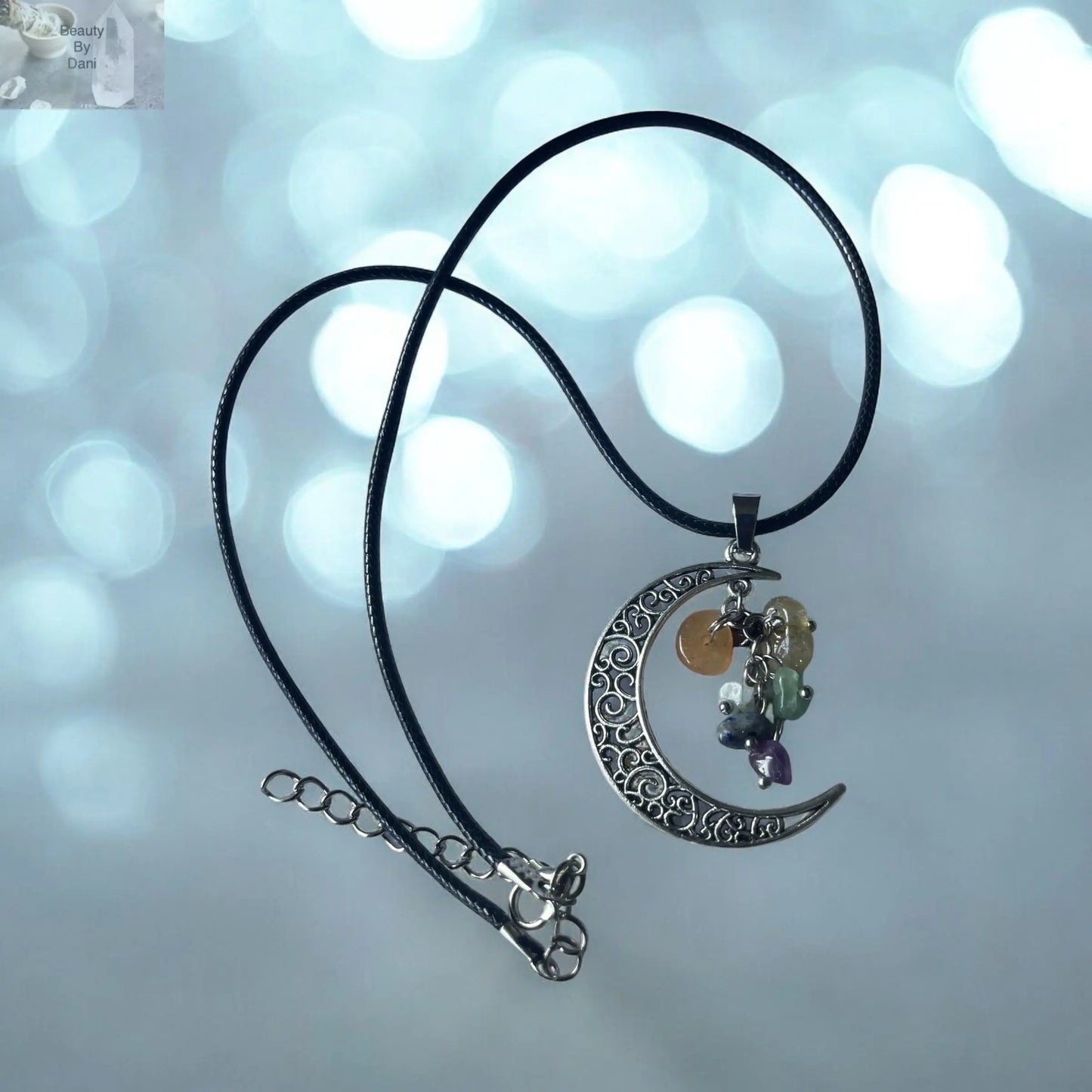 Chakra Moon Necklace - Beauty by Dani