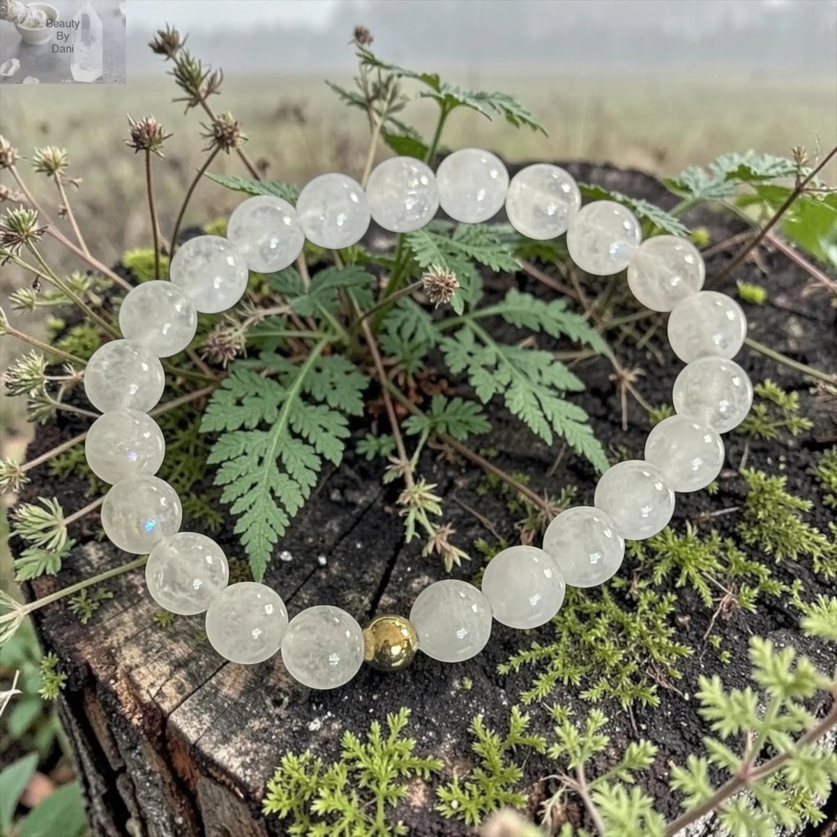 Clear Quartz Healing Bracelet - 8mm bead