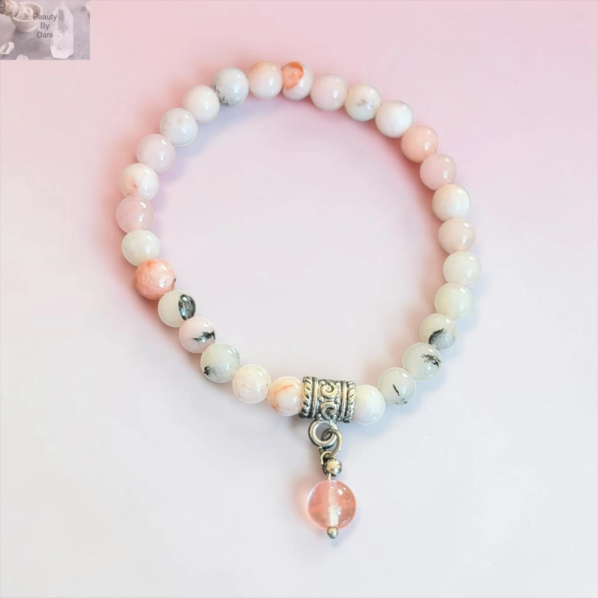 Pink Jasper Bracelet 6mm bead