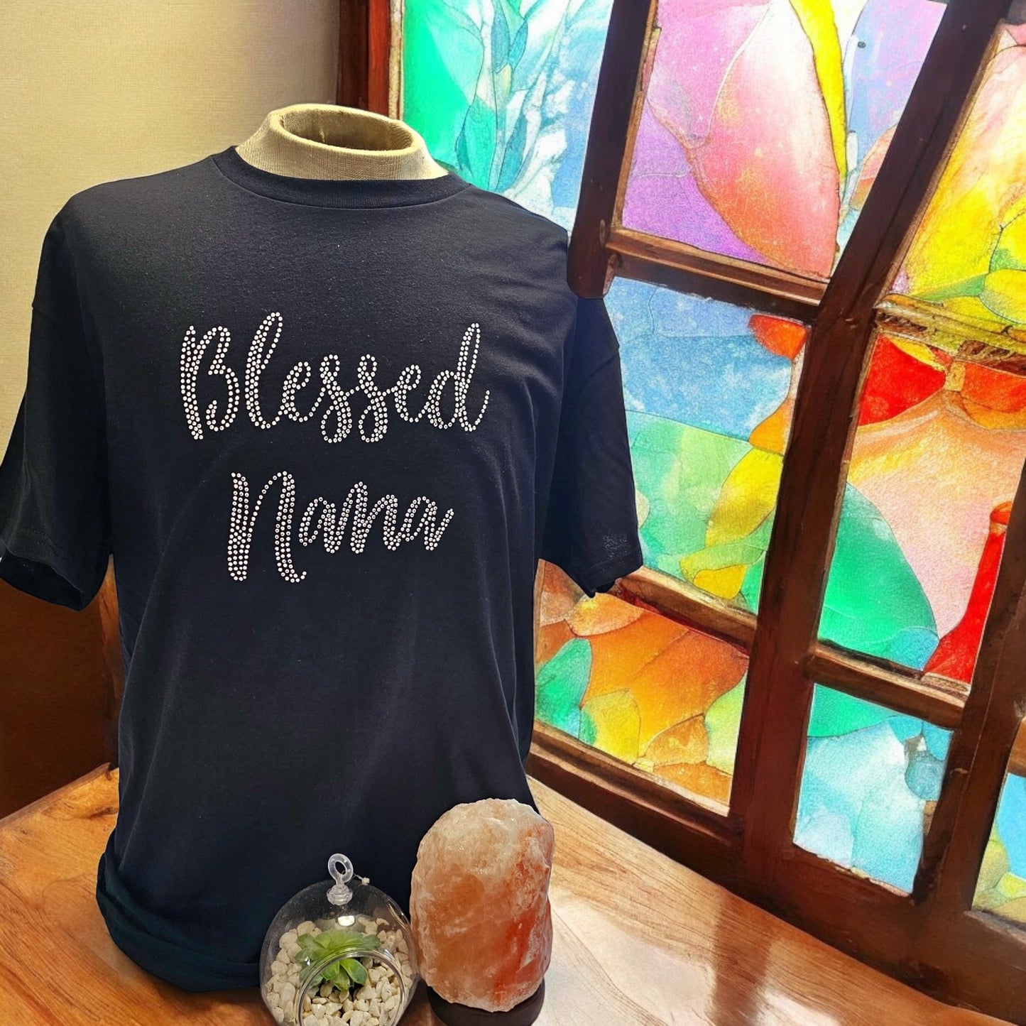 Blessed Nana Rhinestone tshirt - Beauty by Dani