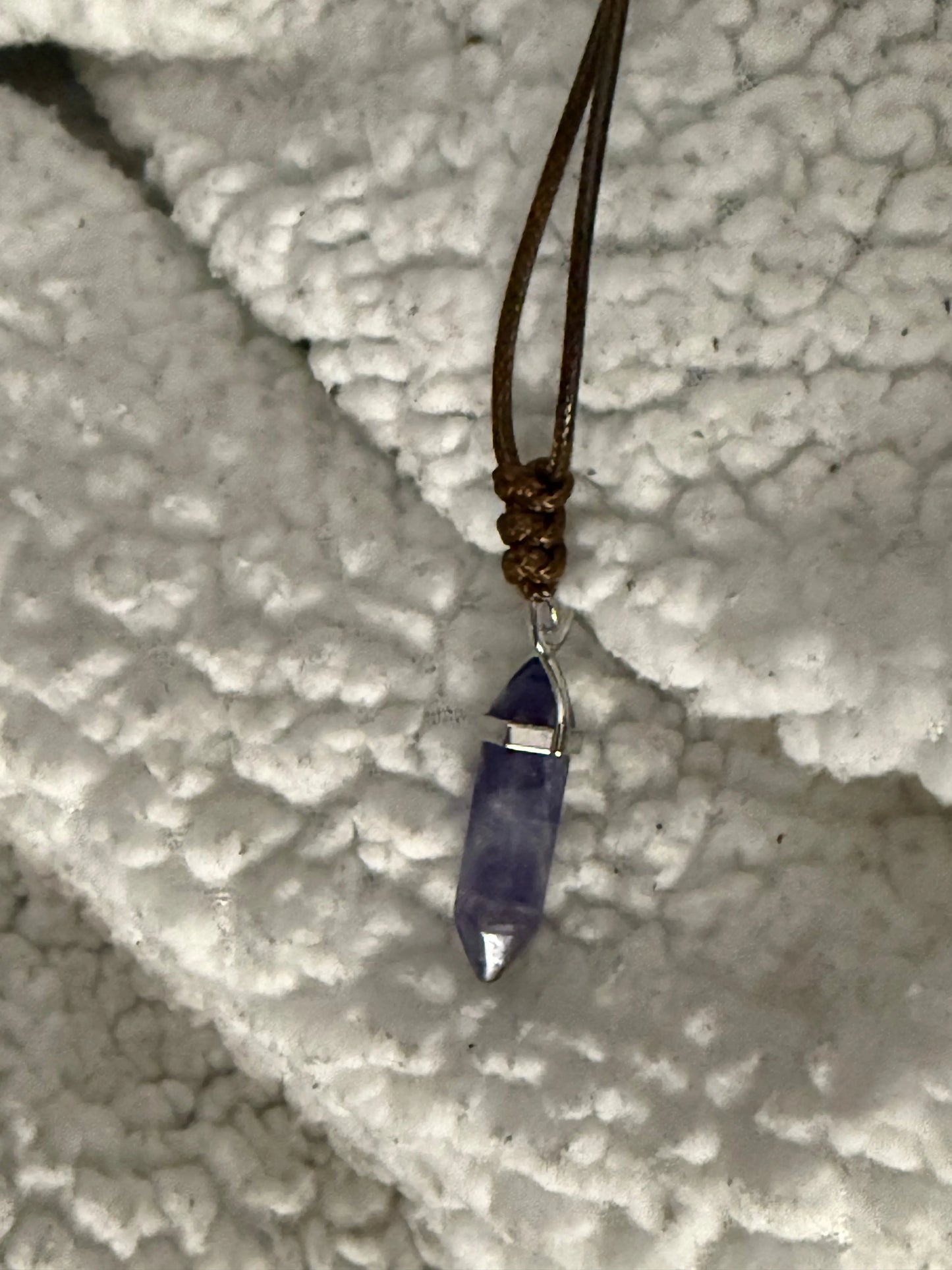 Amethyst Gem Point Necklace Beauty by Dani