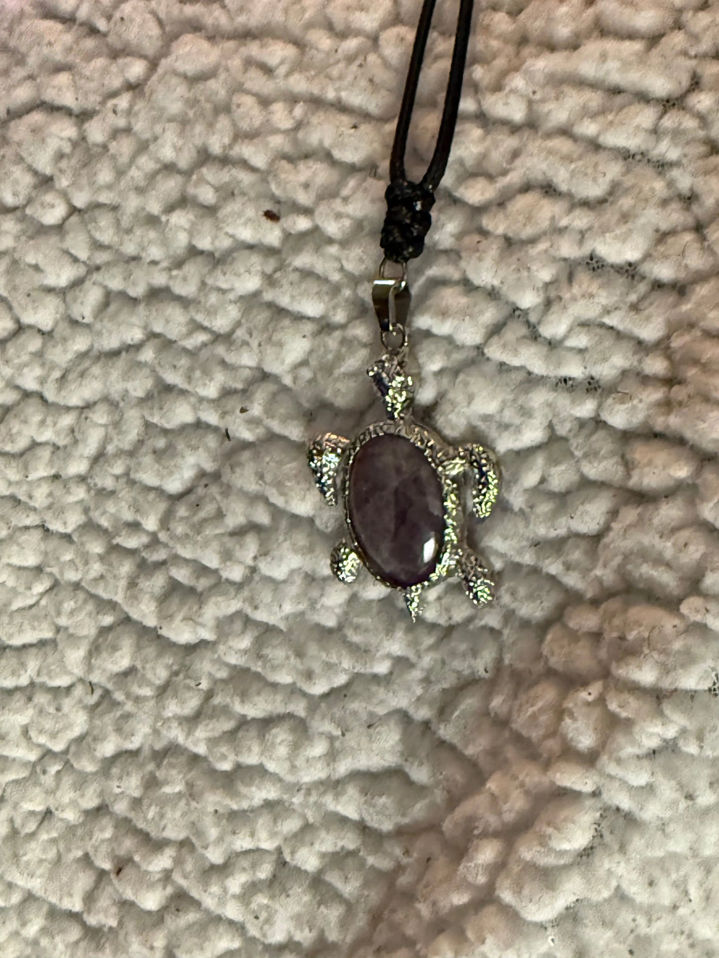 Adjustable Amethyst Pendant Necklace Beauty by Dani