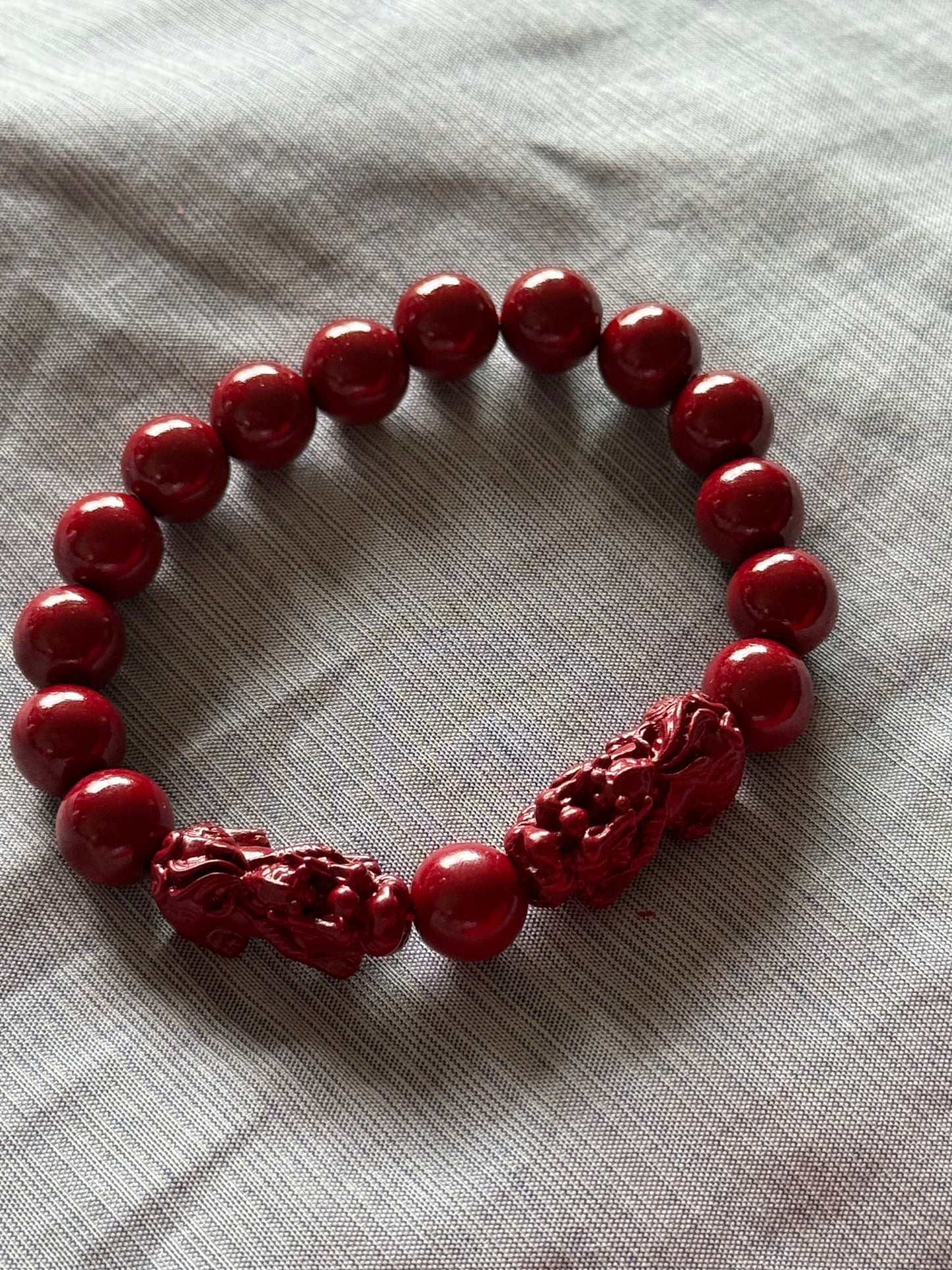 Cinnabar Dragon Bracelet