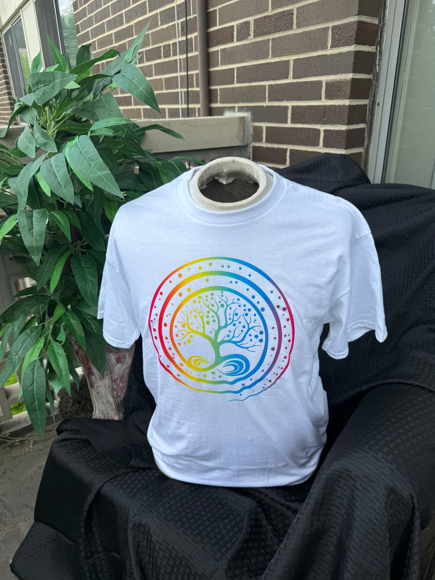 Rainbow Tree Short Sleeve T-shirt