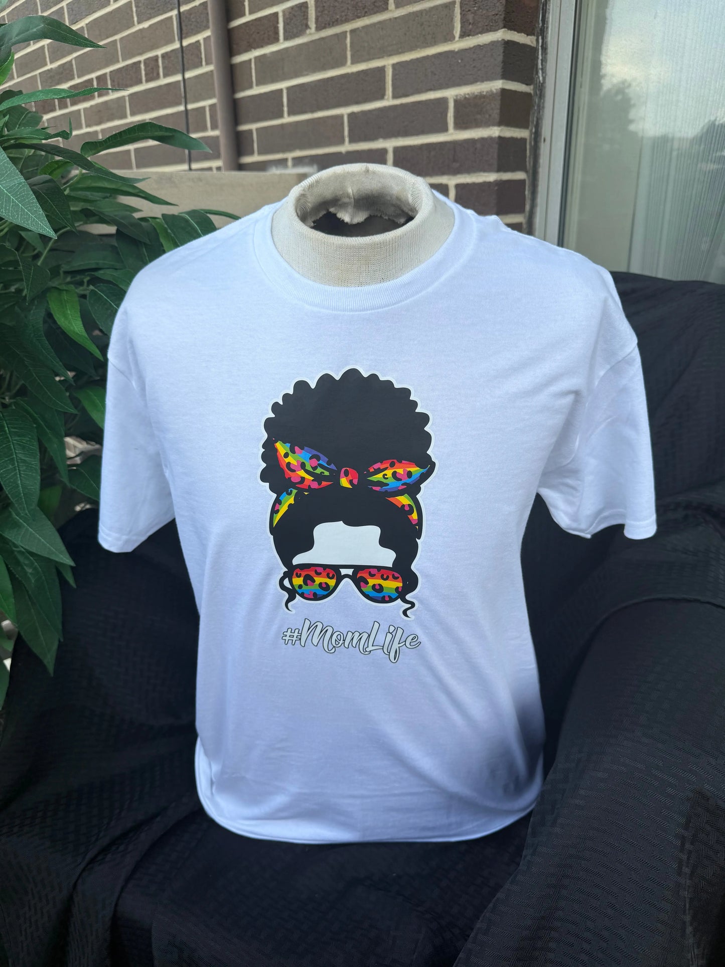 Rainbow Mom Life T-shirt Beauty by Dani