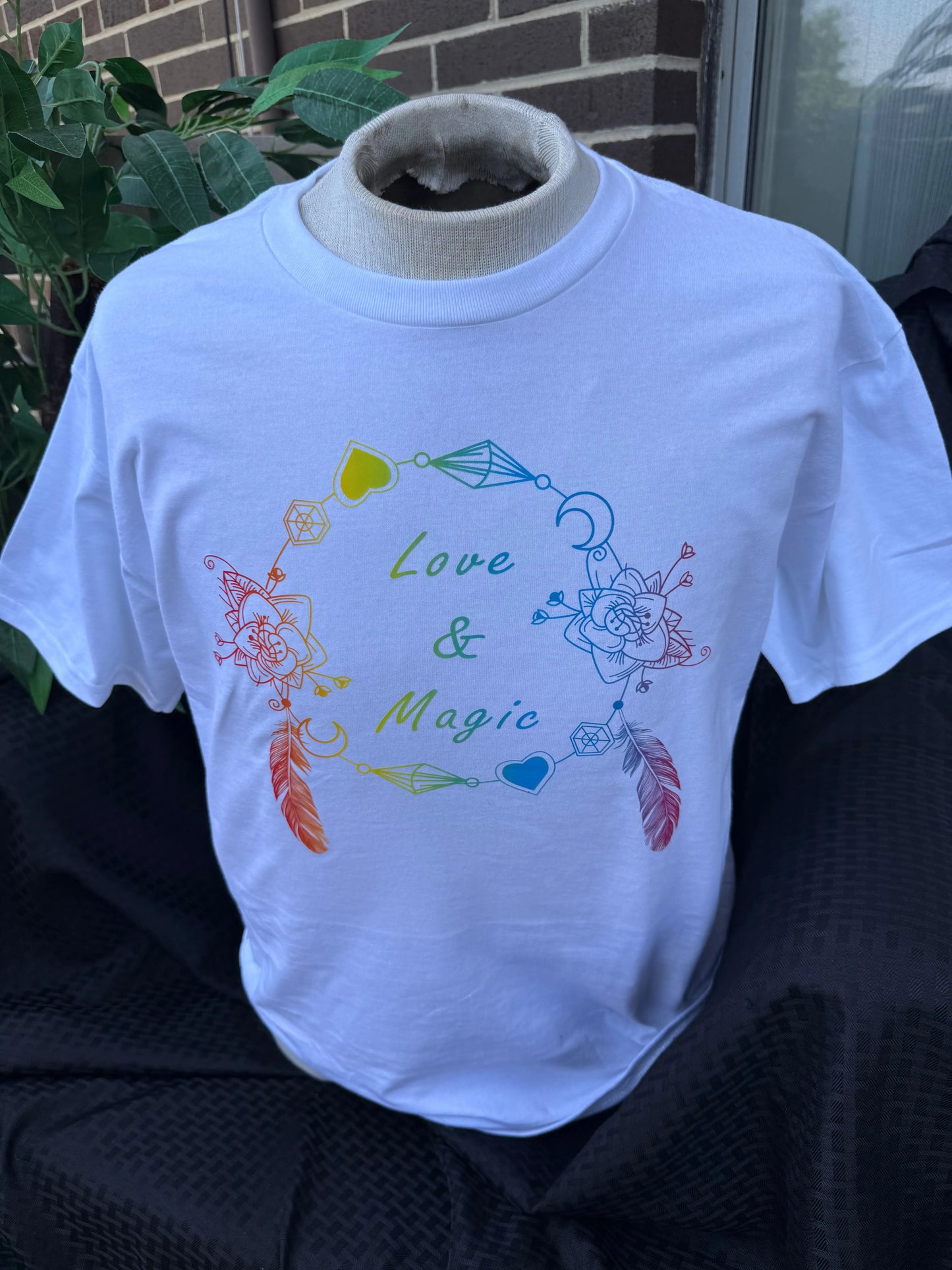 Rainbow Love and Magic T-shirt (Pride) Beauty by Dani