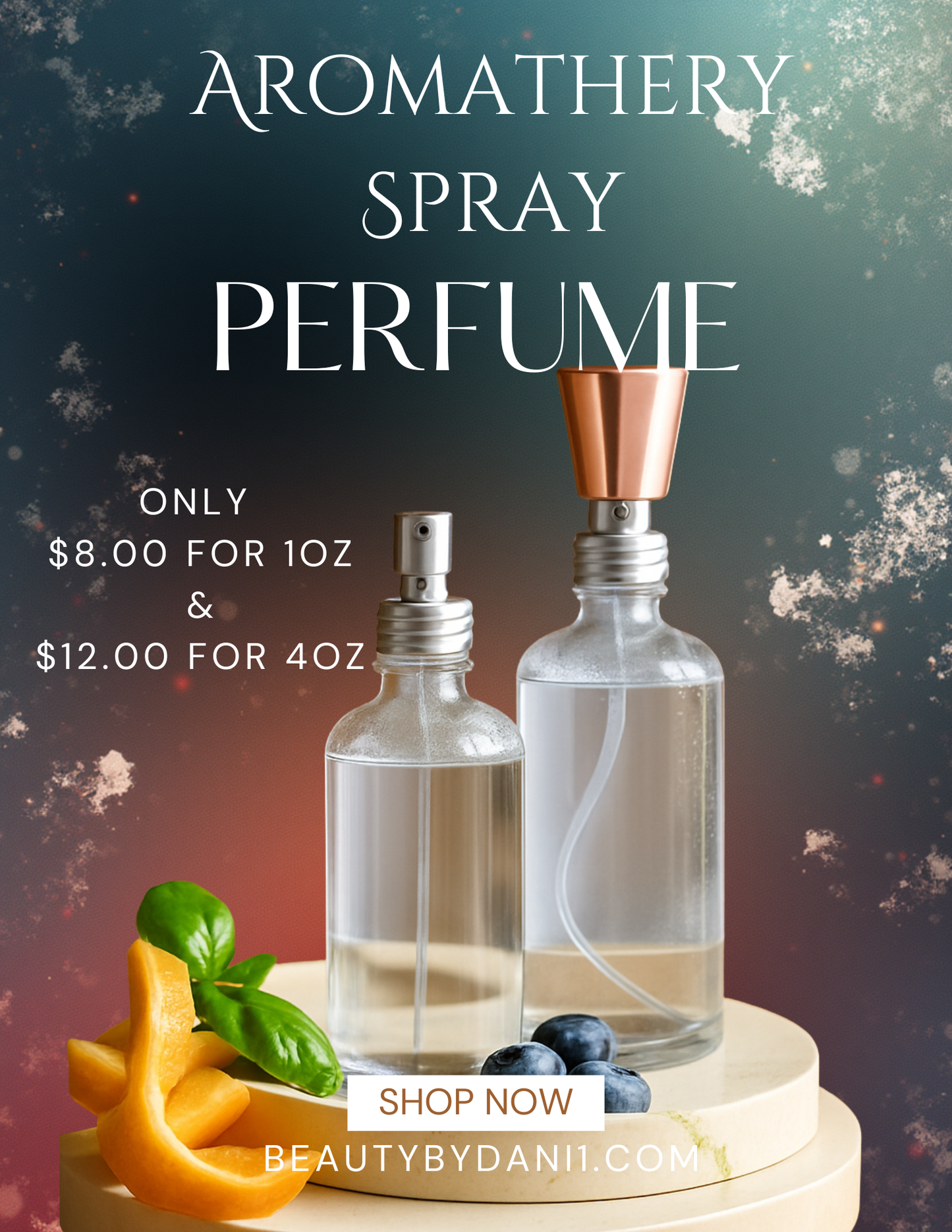 Aromatherapy Spray Oils (2 Ounce)