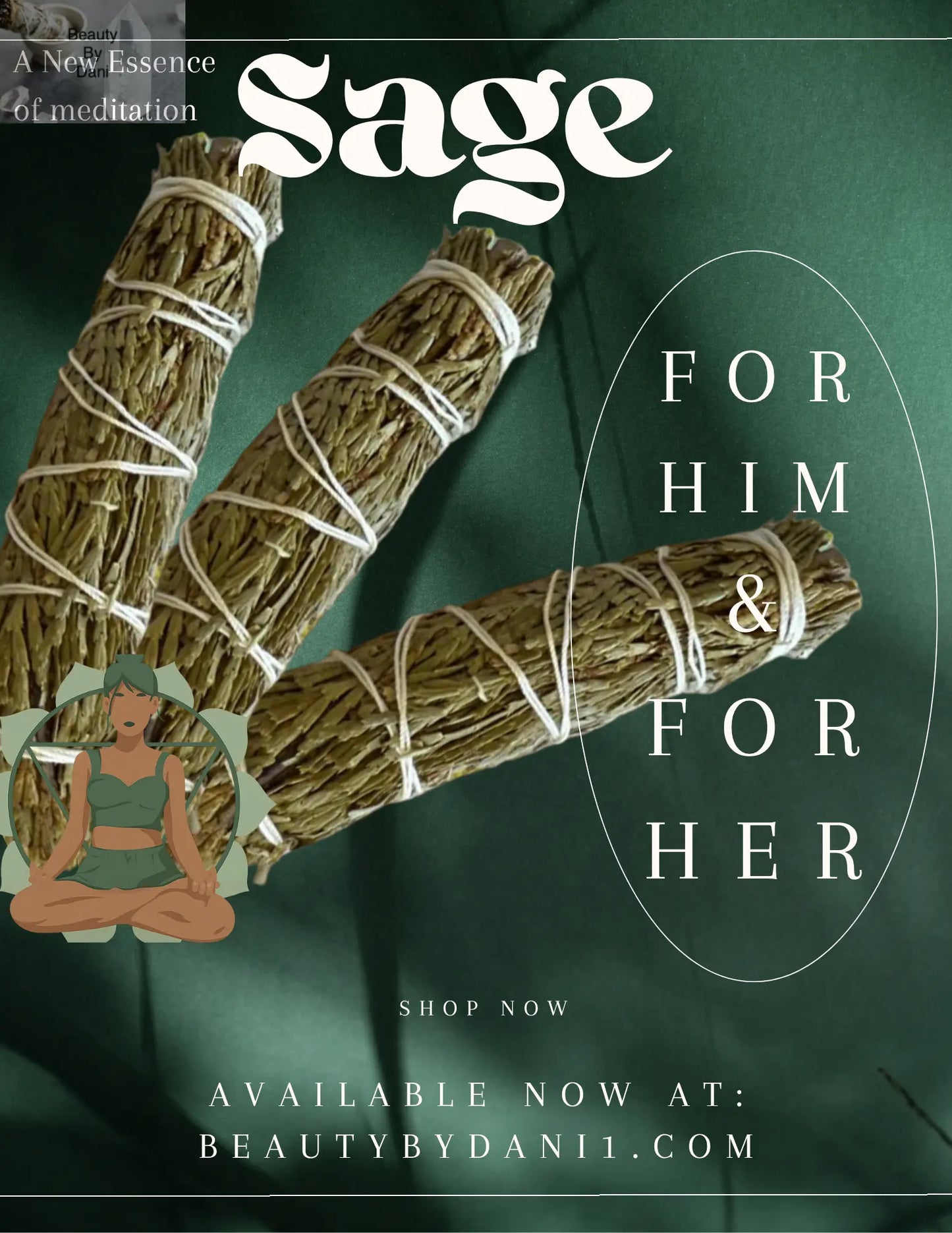 Hand Rolled Sage Smudges and Sticks Beauty by Dani Gems and More