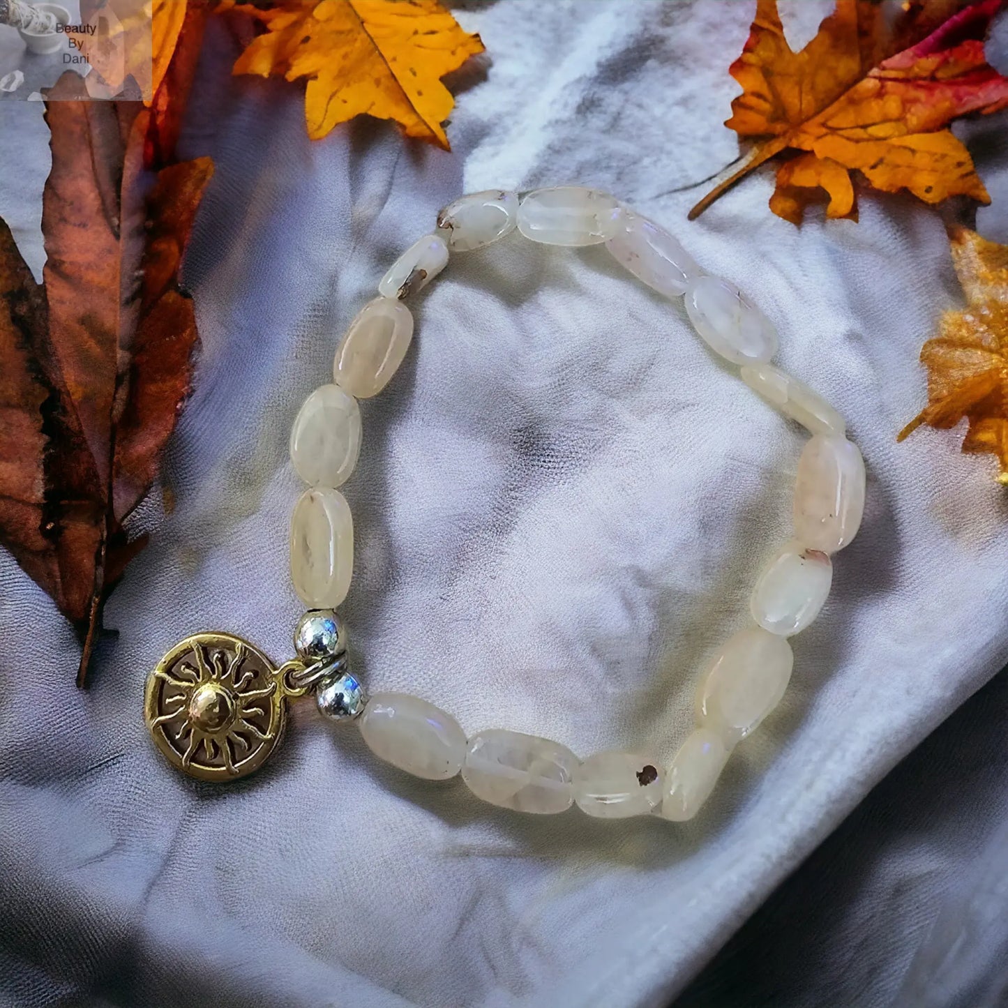 Quartz Bracelet with Sun Charm - Beauty by Dani