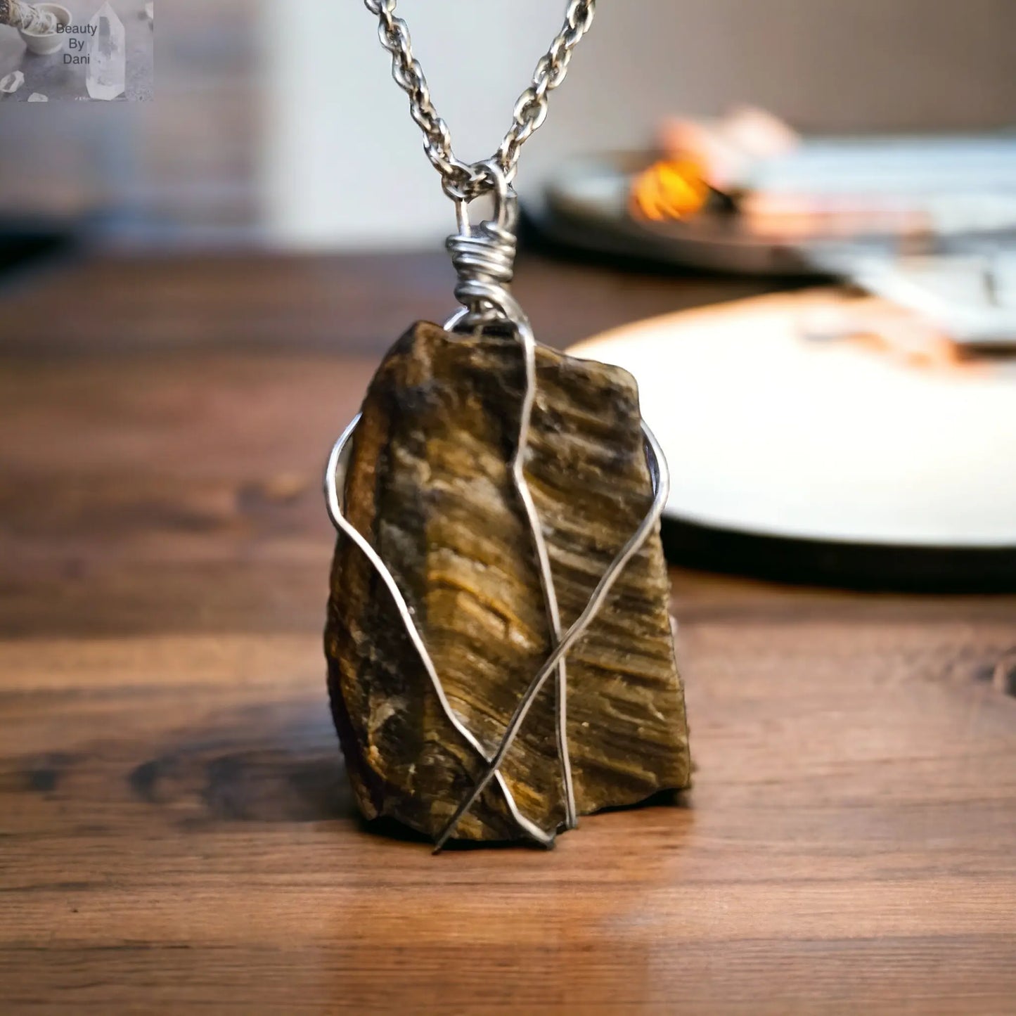 Tiger's Eye Necklace - Beauty by Dani